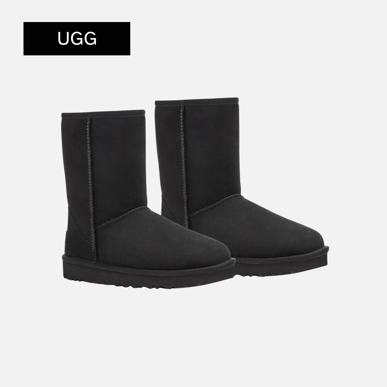 UGG Wmns Classic Short II 'Black'