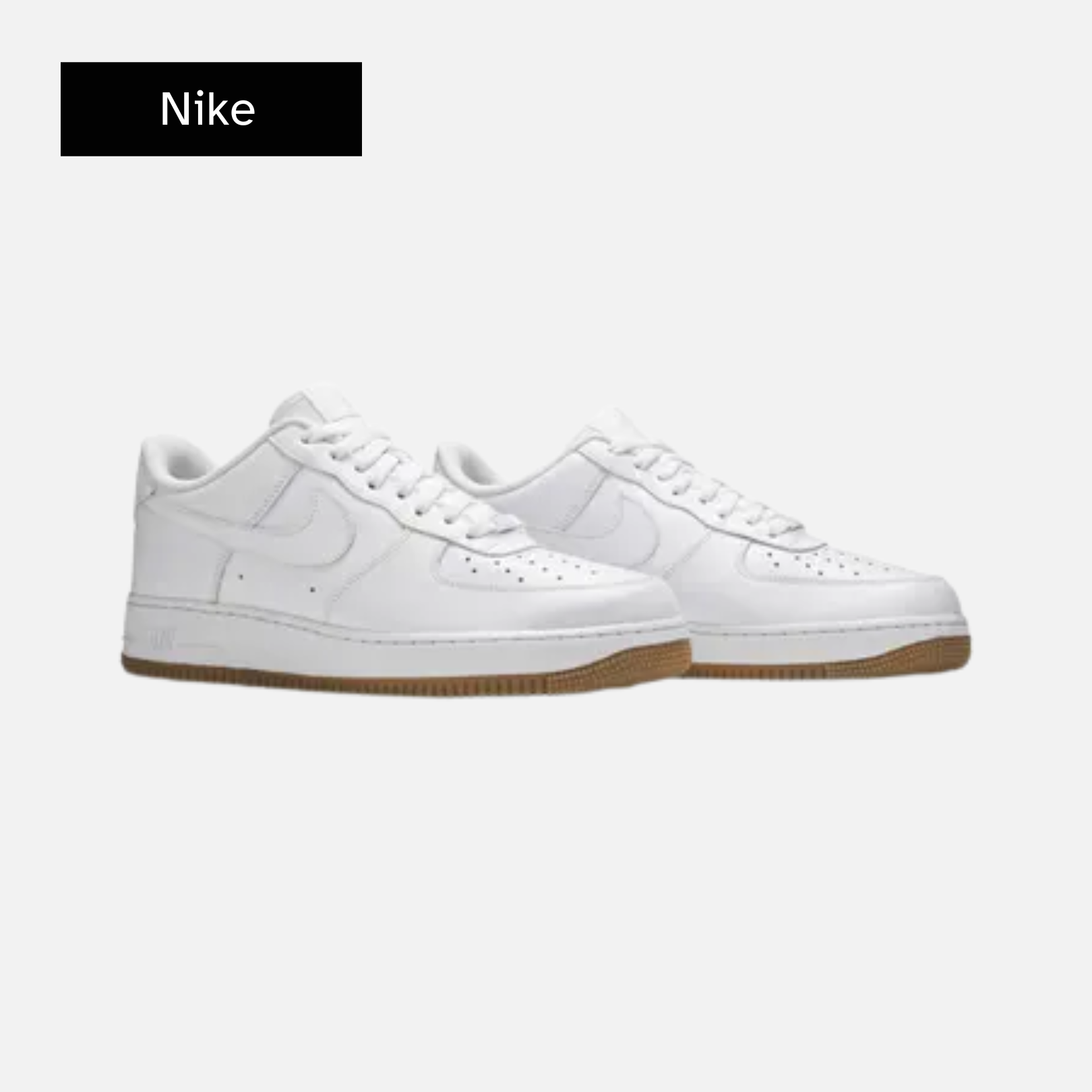 Air Force 1 '07 'White Gum Light Brown'