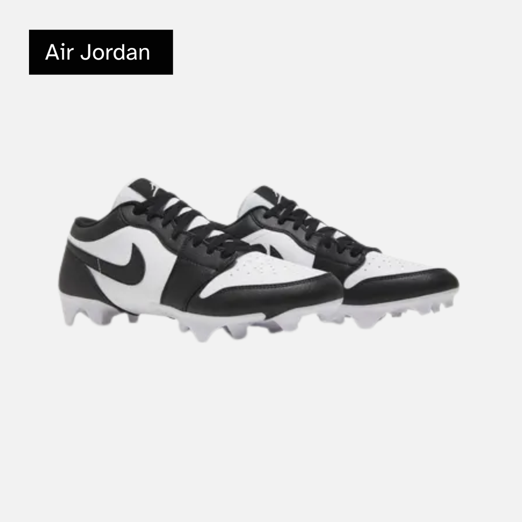 Air Jordan 1 Low TD Cleat 'Black White' 2023