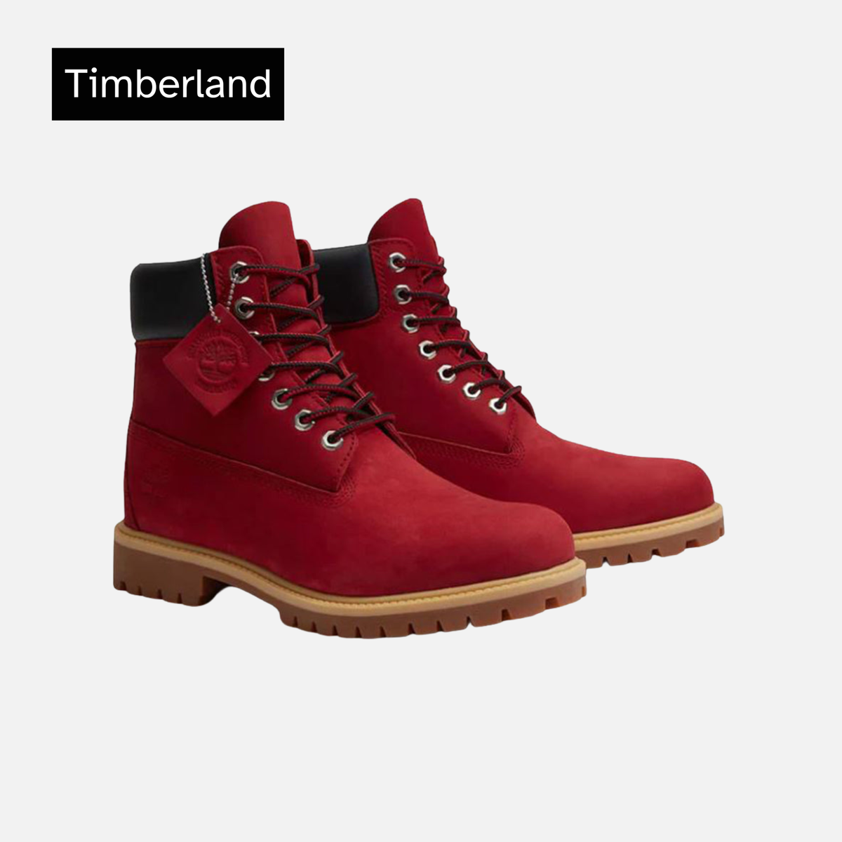 Timberland 6 Inch Premium Waterproof Boot 'Dark Red Nubuck'