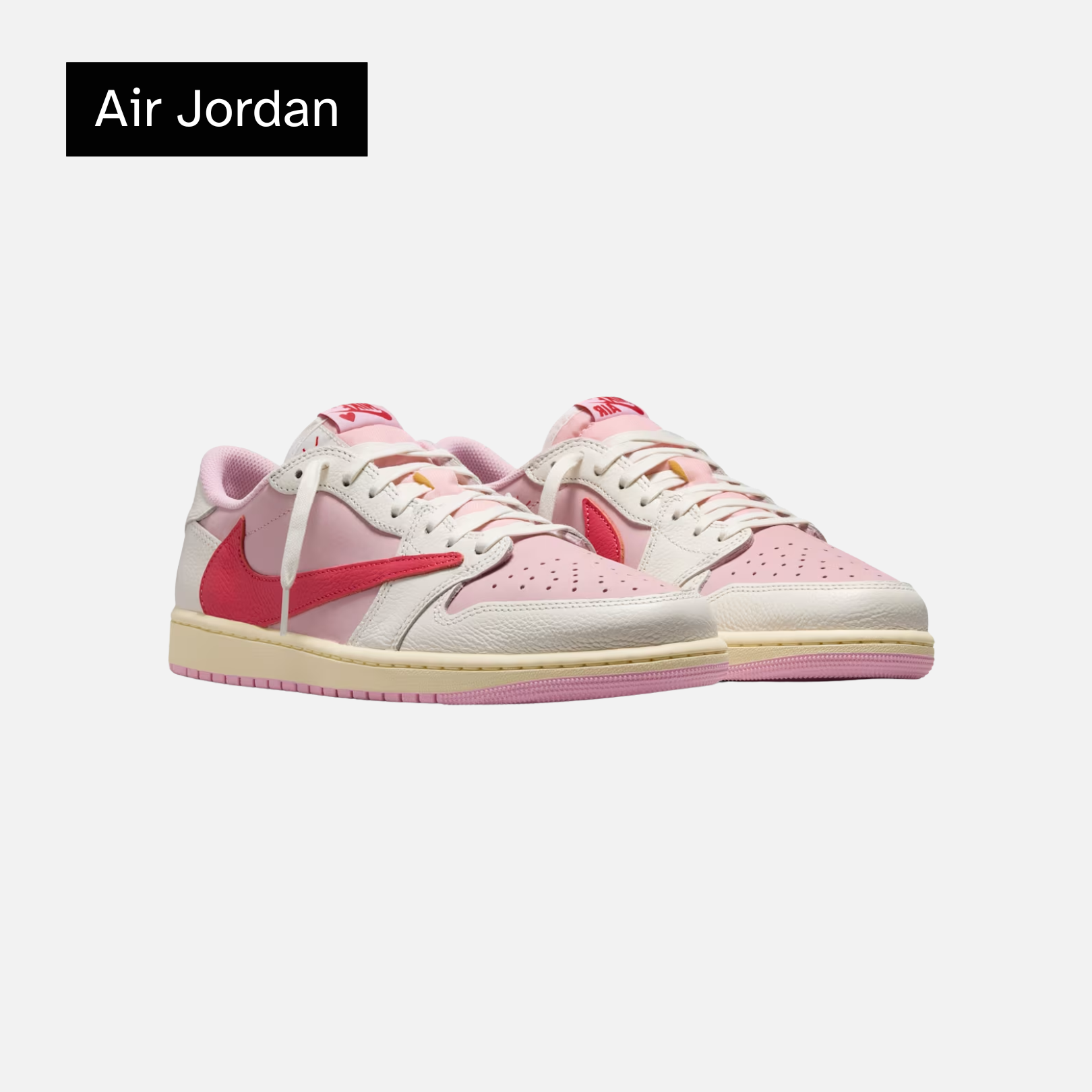 Travis Scott x Air Jordan 1 Retro Low OG 'Sail Tropical Pink'