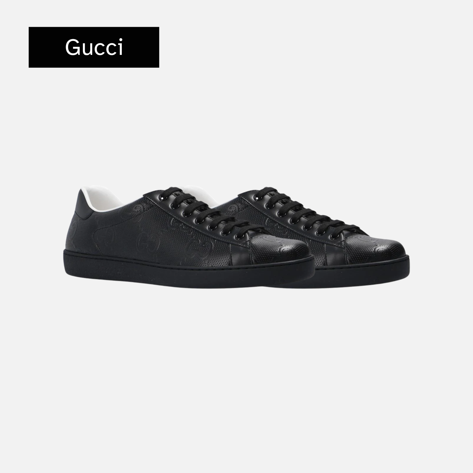 Gucci Ace 'GG Embossed - Black'