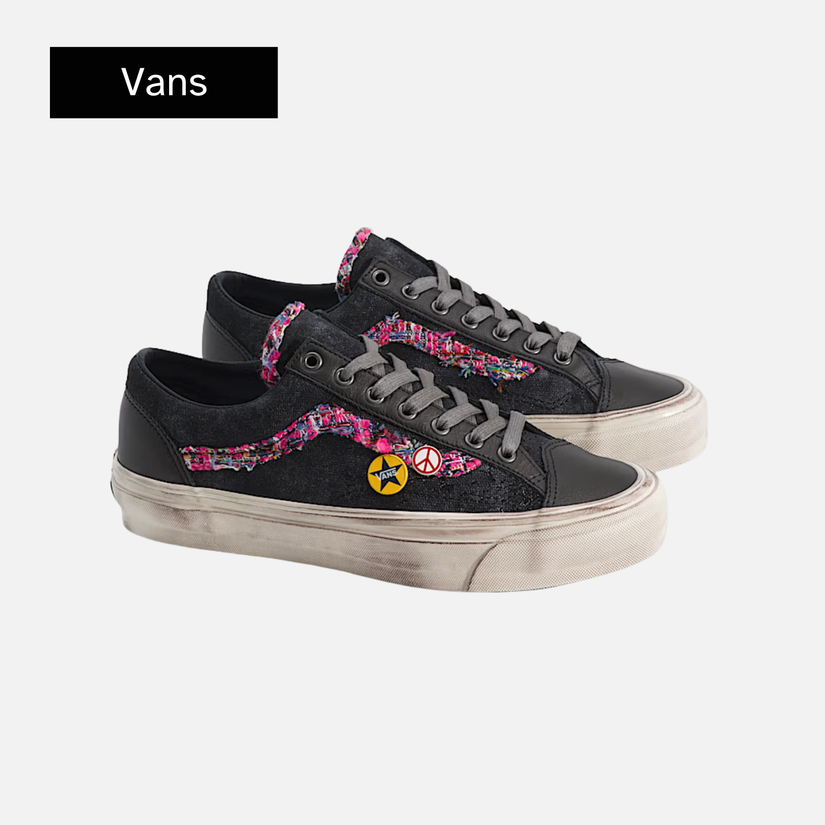 Vans Old Skool 36 Souvenir 'Black White'