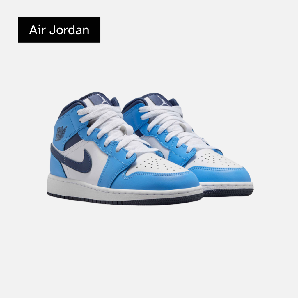 Air Jordan 1 Mid GS 'University Blue Midnight Navy'