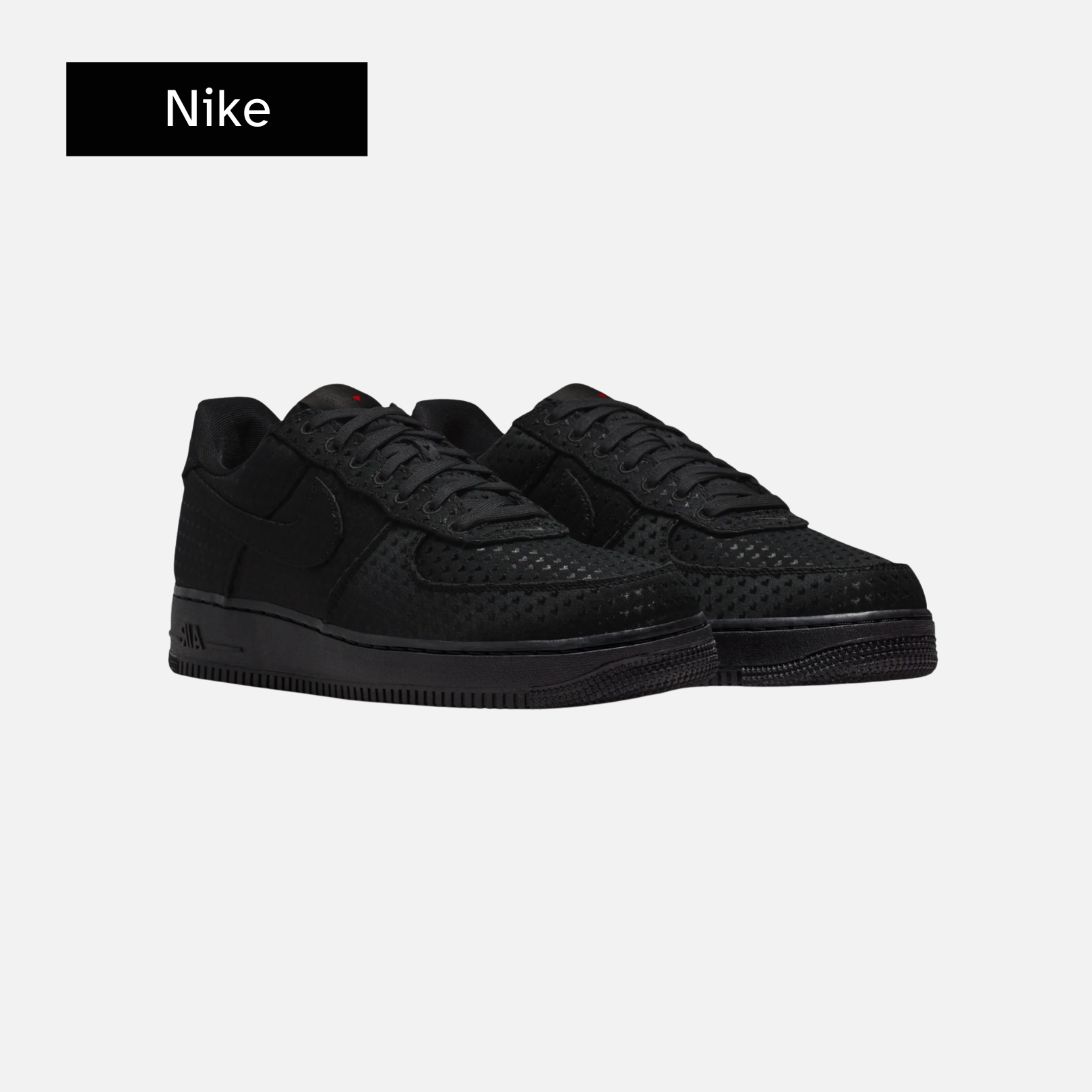 Nike Air Force 1 Low 'Valentine's Day Triple Black' 2026