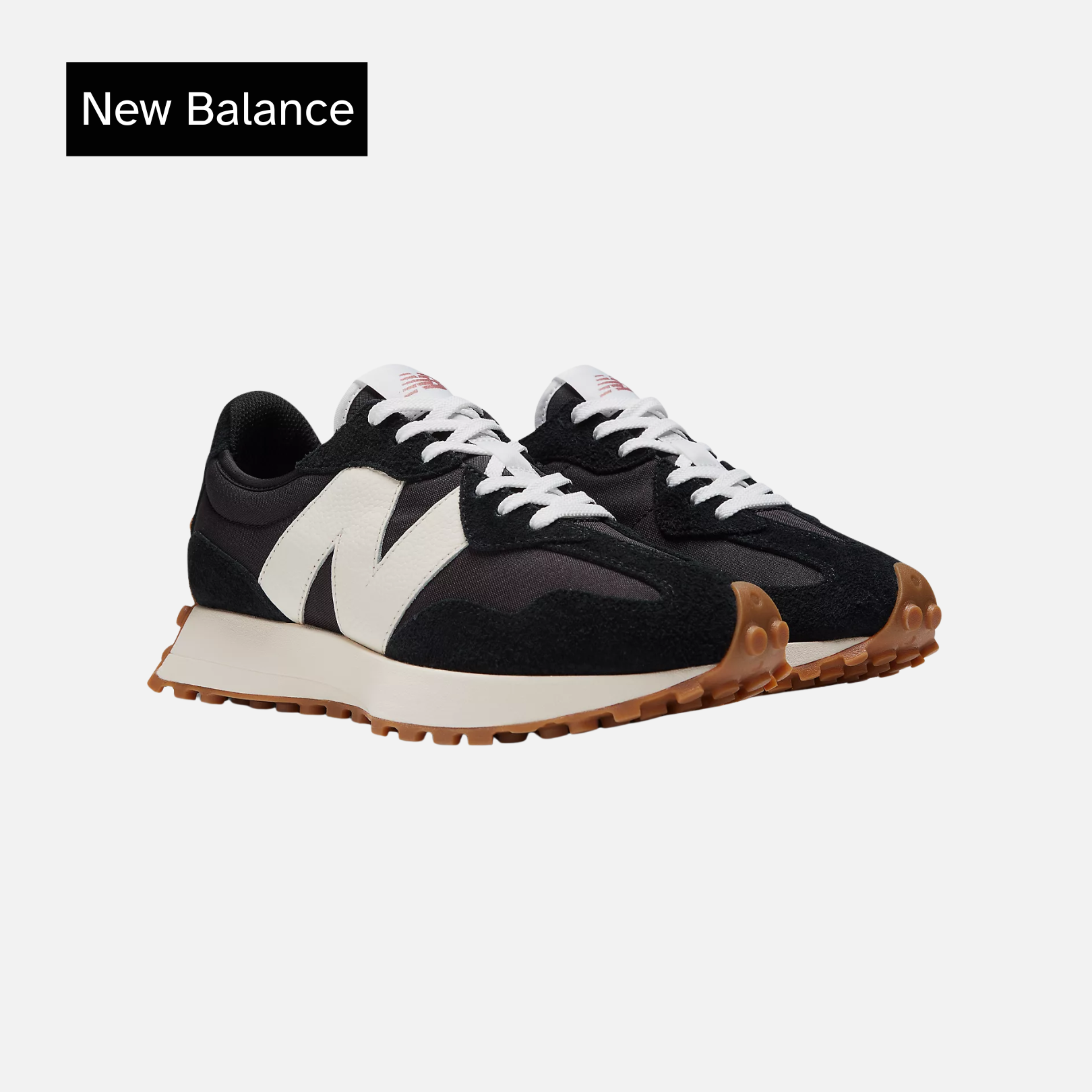 Wmns 327 'Black White Gum'