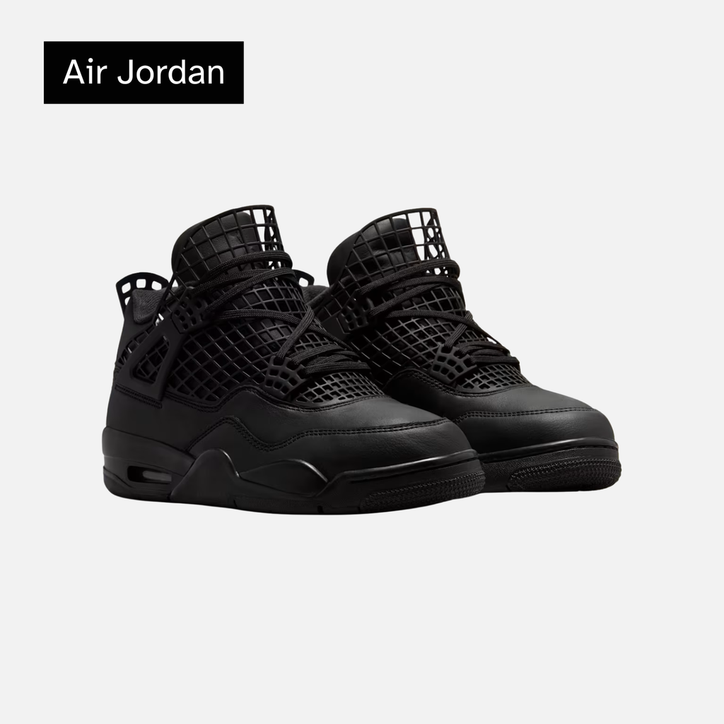 Wmns Air Jordan 4 Retro 'Net - Black'