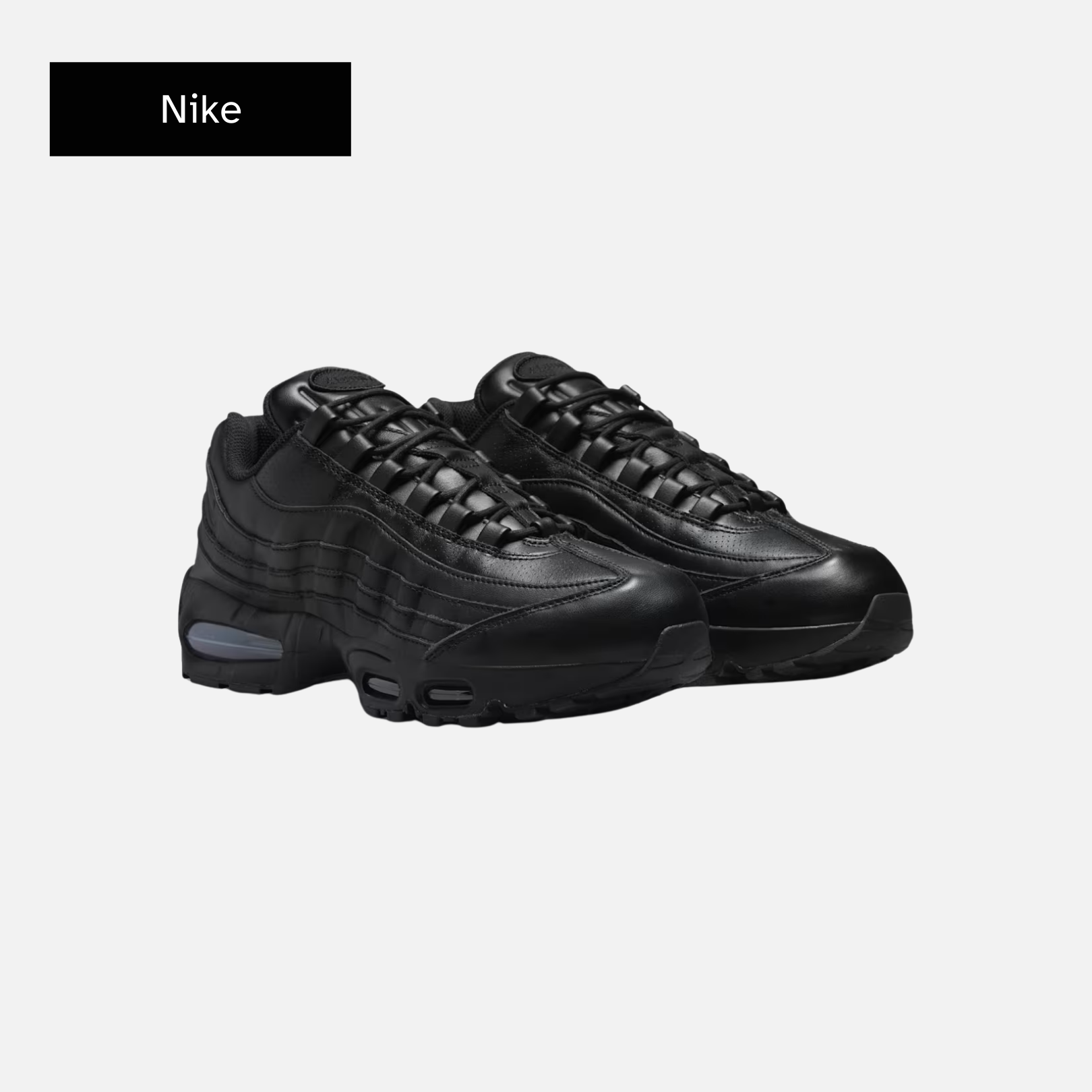 Nike Air Max 95 'Big Bubble - Black Leather'