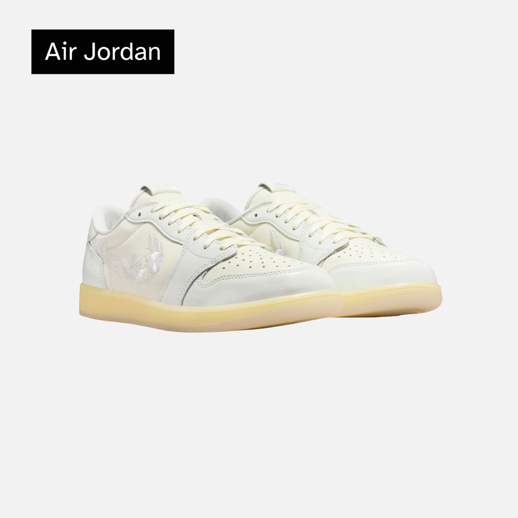 Air Jordan 1 Retro Low OG 'Rabbit Floral Swoosh'