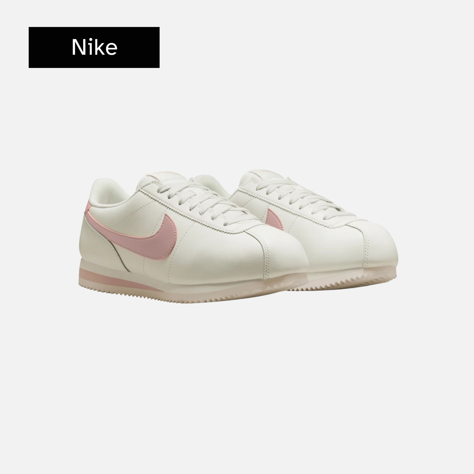 Nike Cortez Leather 'Sail Dark Pink' wmns