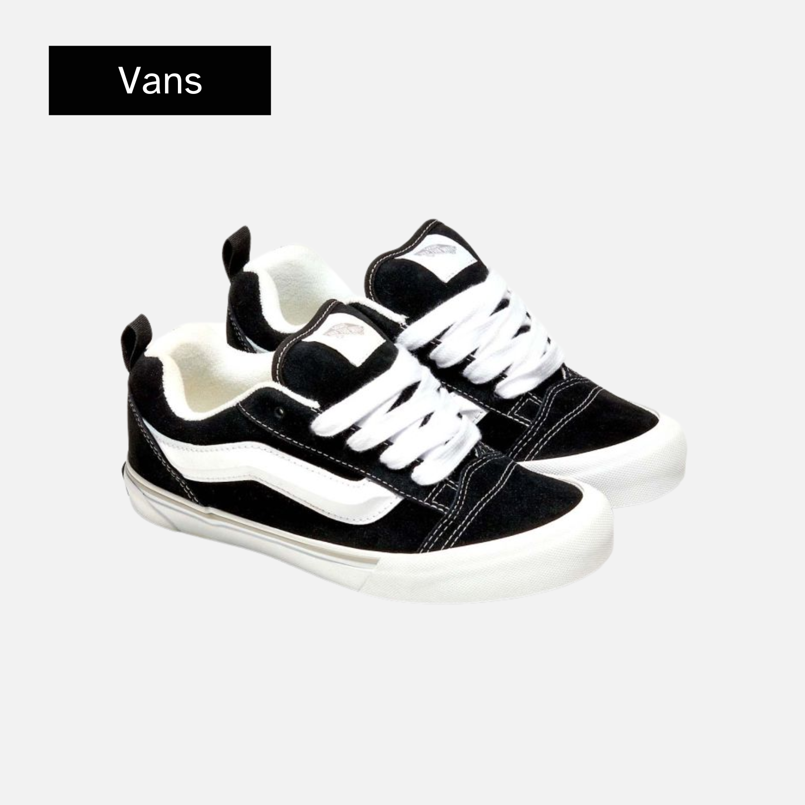 Vans Knu-Skool Kids 'Black White Grey'