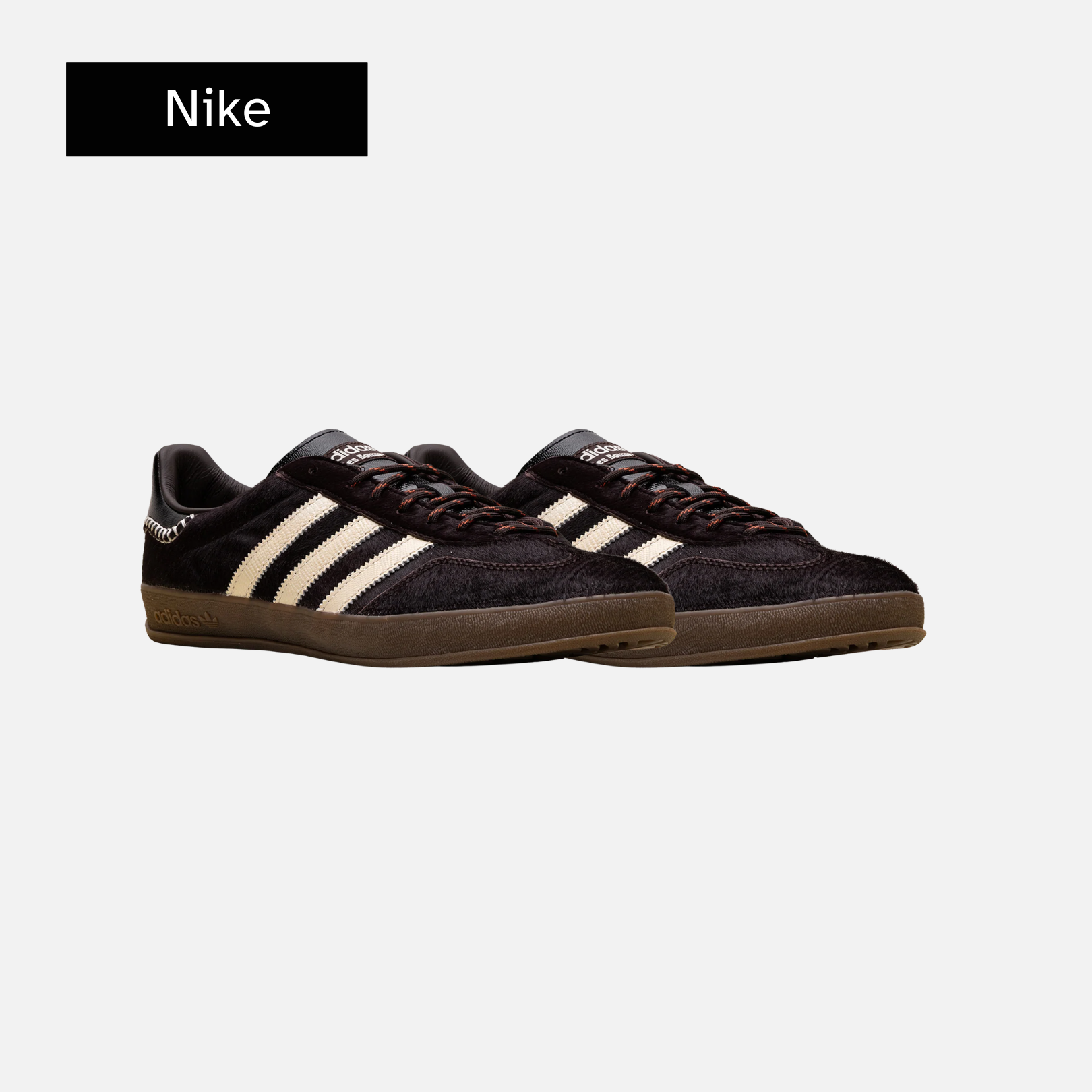 Wales Bonner x adidas Gazelle Pony 'Auco White Core Black'