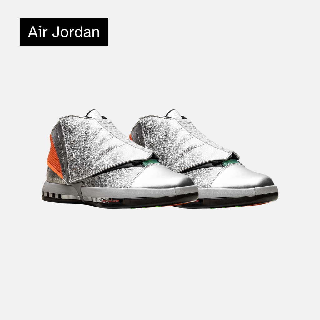 Free The Youth x Air Jordan 16 Retro OG 'Metallic Silver'