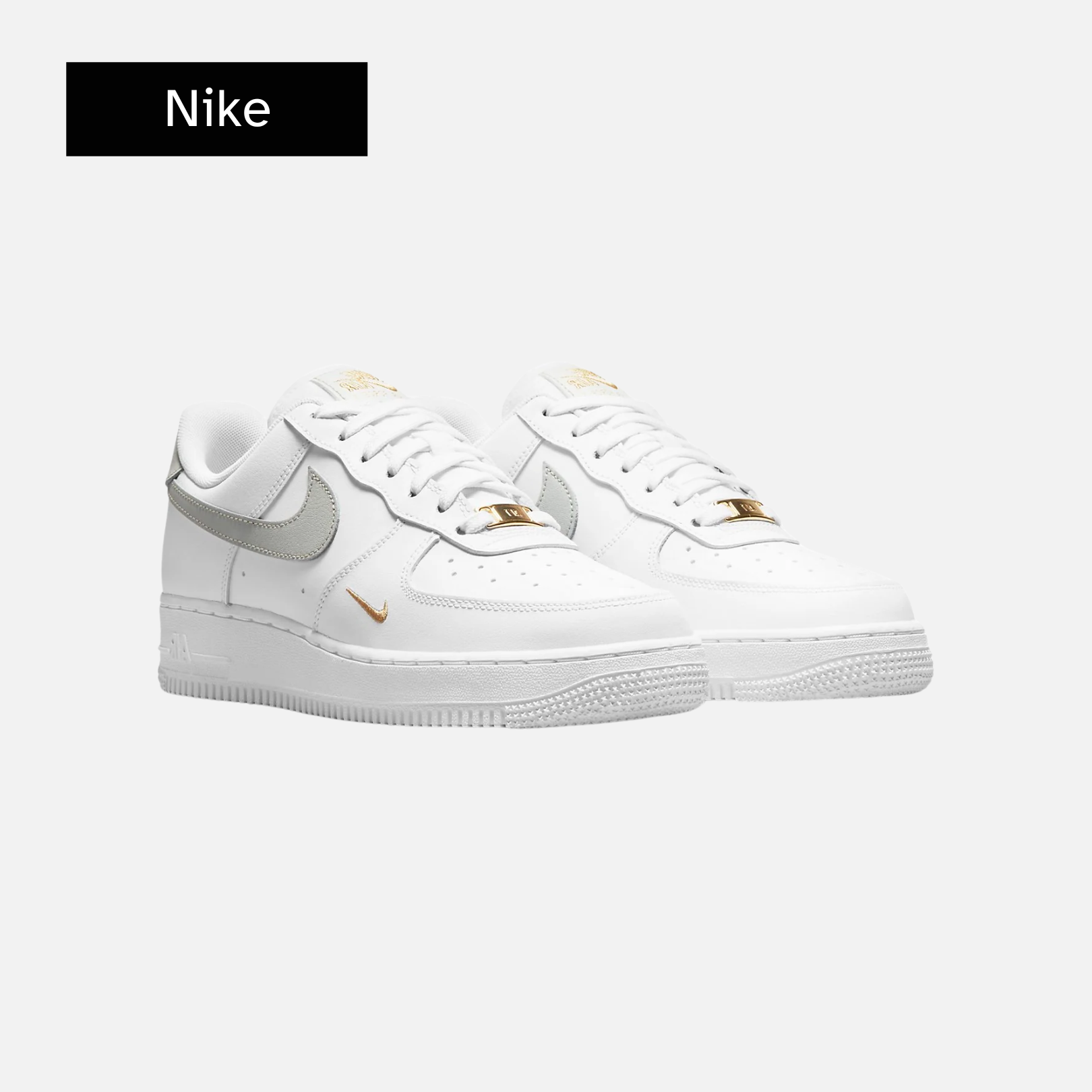 Nike Wmns Air Force 1 'White Light Silver'