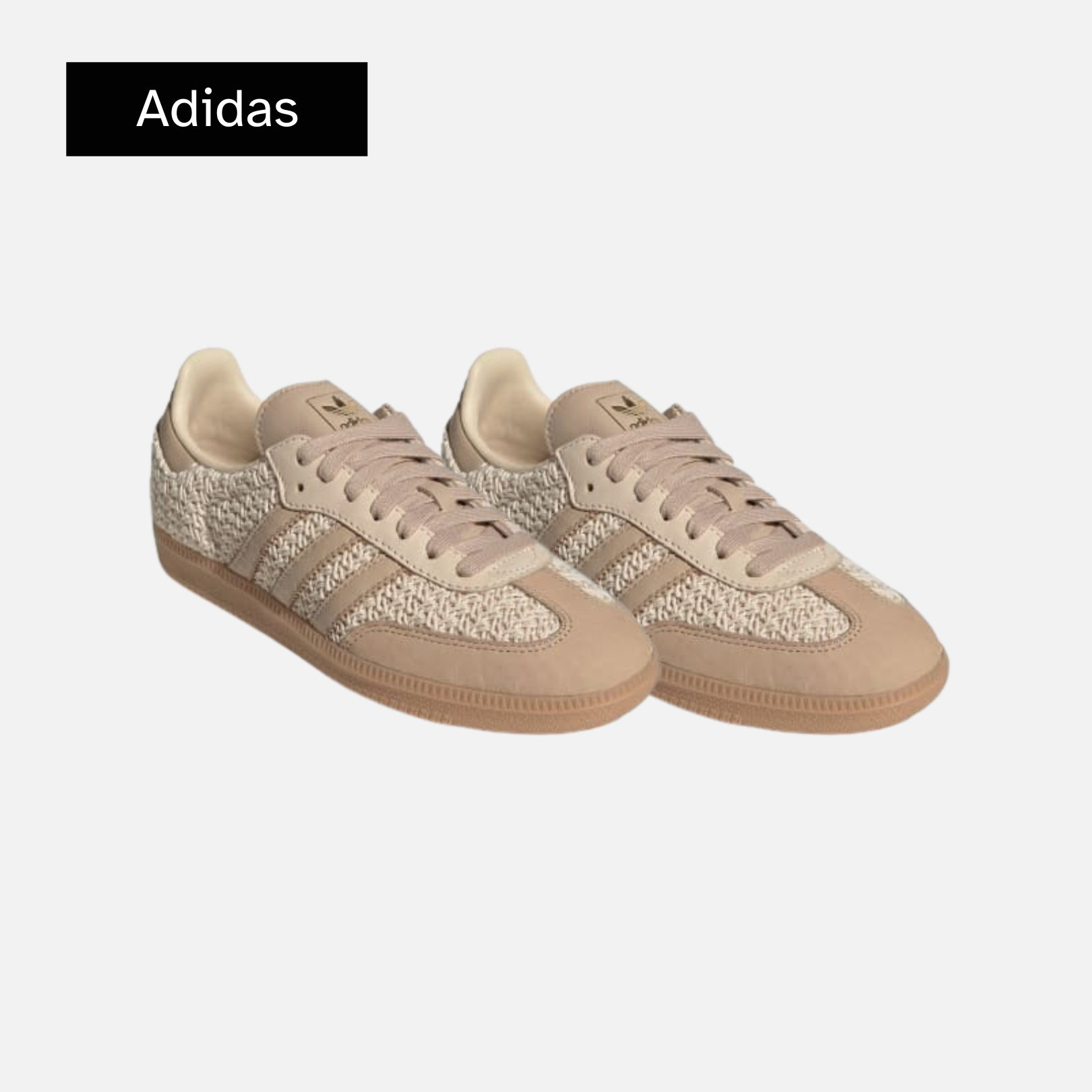adidas Wmns Samba OG 'Knit Pack - Sand Strata'