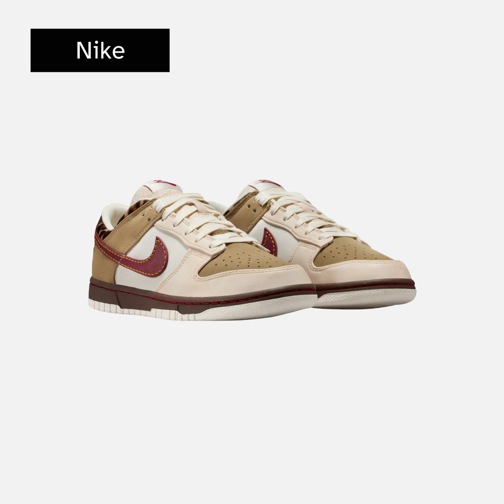 Nike Wmns Dunk Low 'Khaki Team Red'