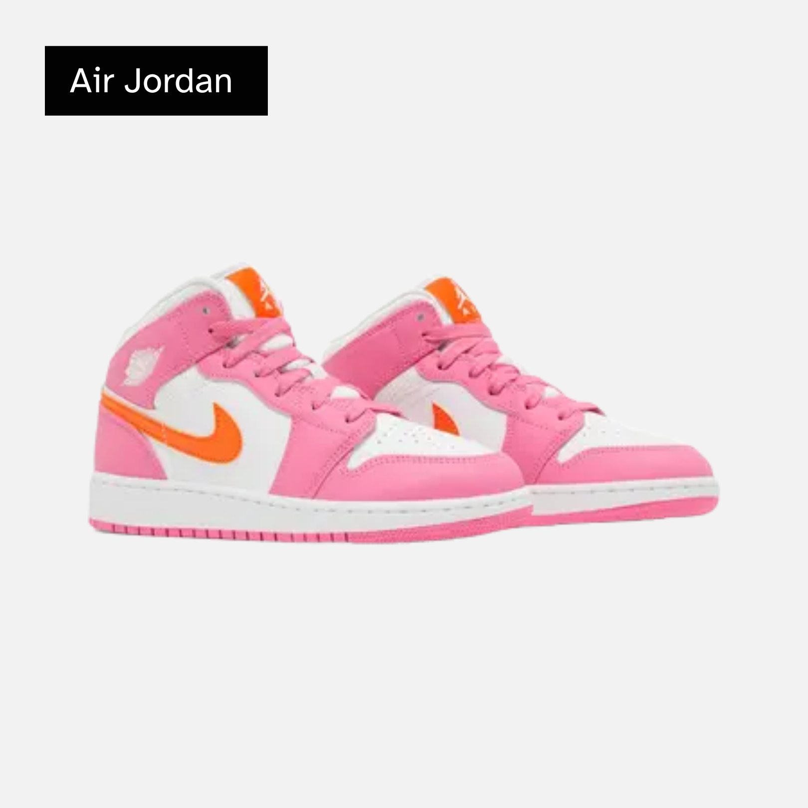 Air Jordan 1 Mid GS 'Pinksicle Orange'