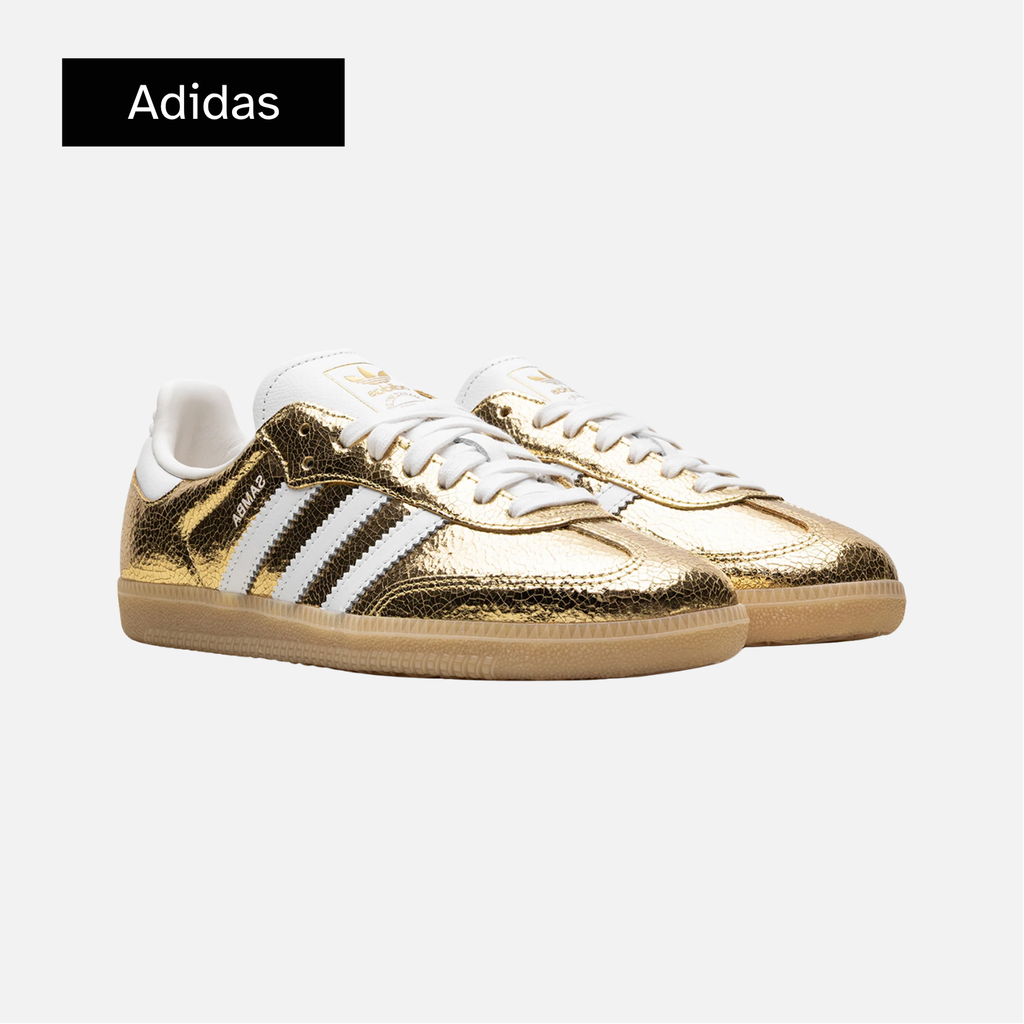adidas Wmns Samba OG 'Cracked Metallic Pack - Gold'