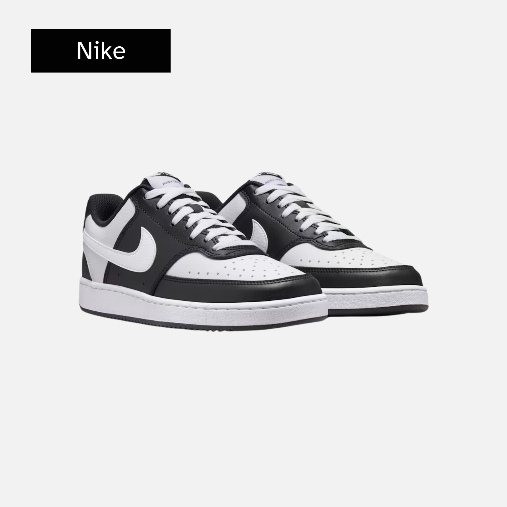 Nike Wmns Court Vision Low Next Nature 'Black White'