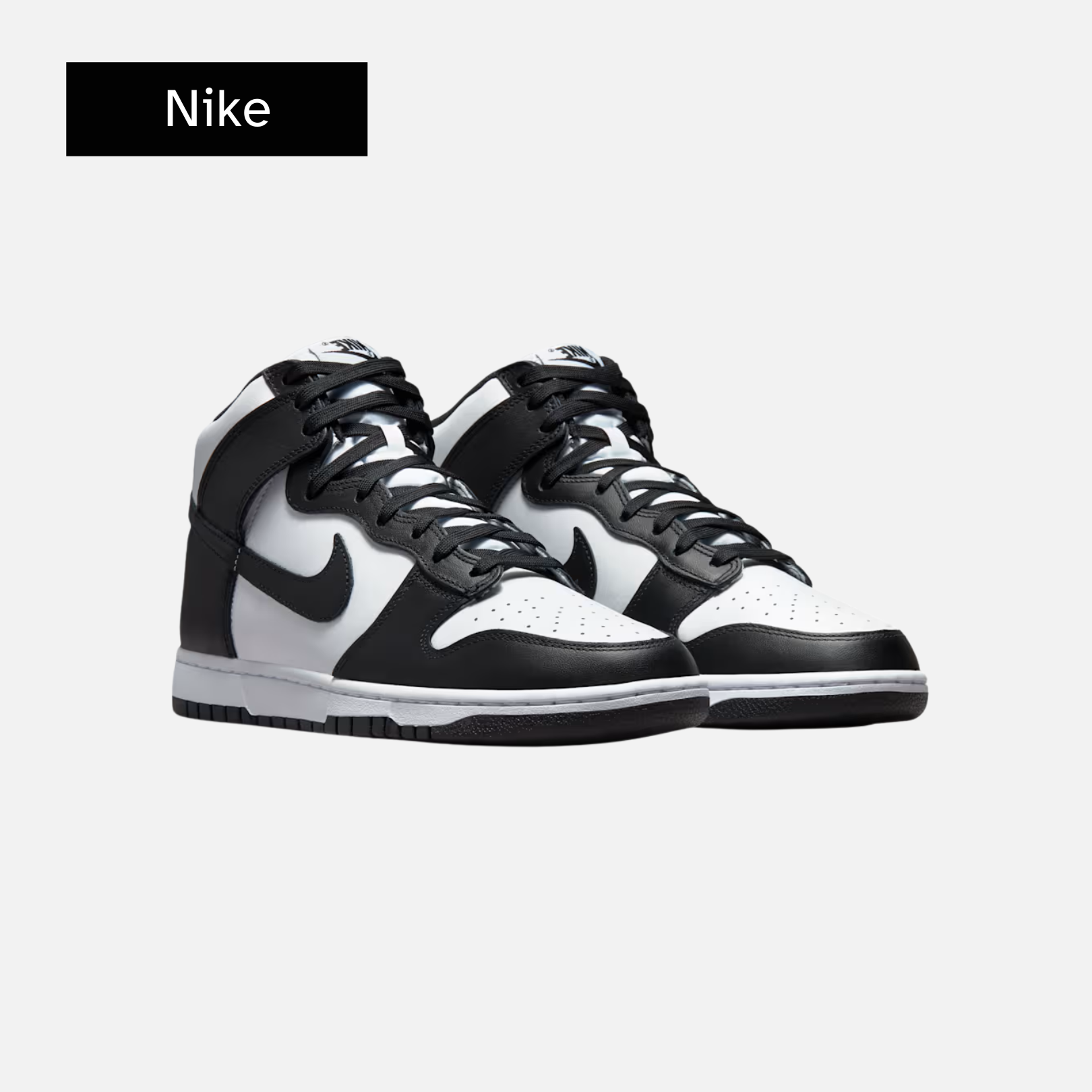 Nike Dunk High 'Black White'