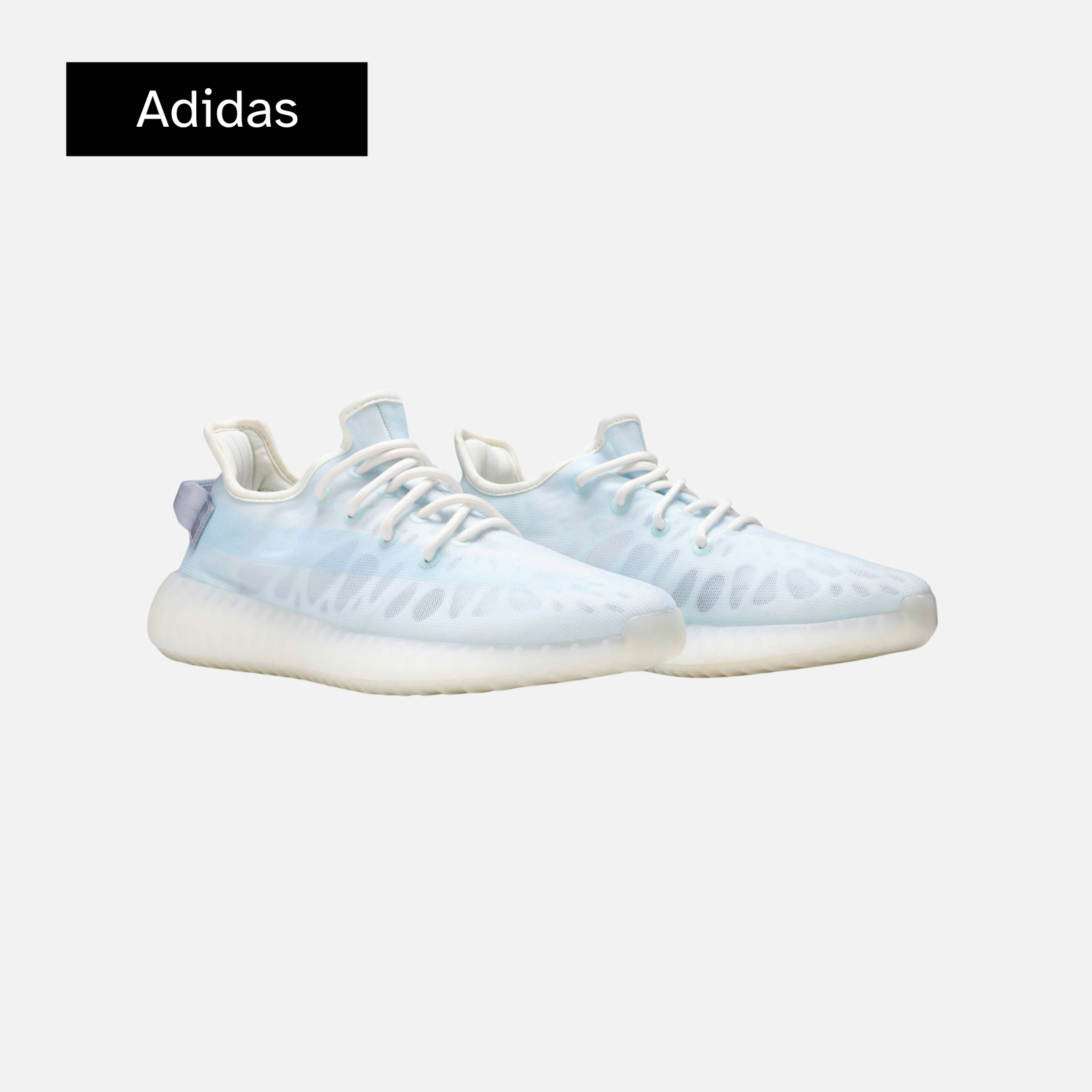 adidas Men's Yeezy Boost 350 V2 'Mono Ice'