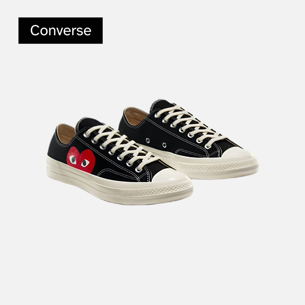 Comme des Garçons PLAY x Converse Chuck 70 Low 'Black' 2023