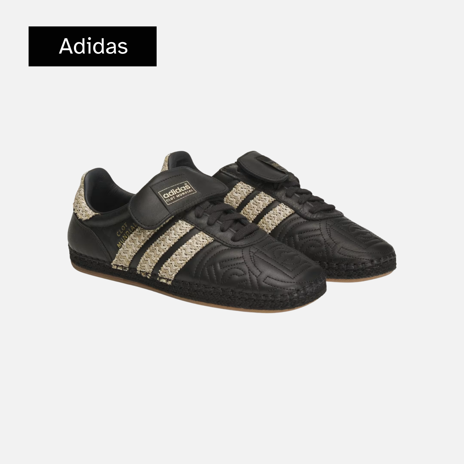 CLOT x adidas Mundial 'Core Black Hemp'