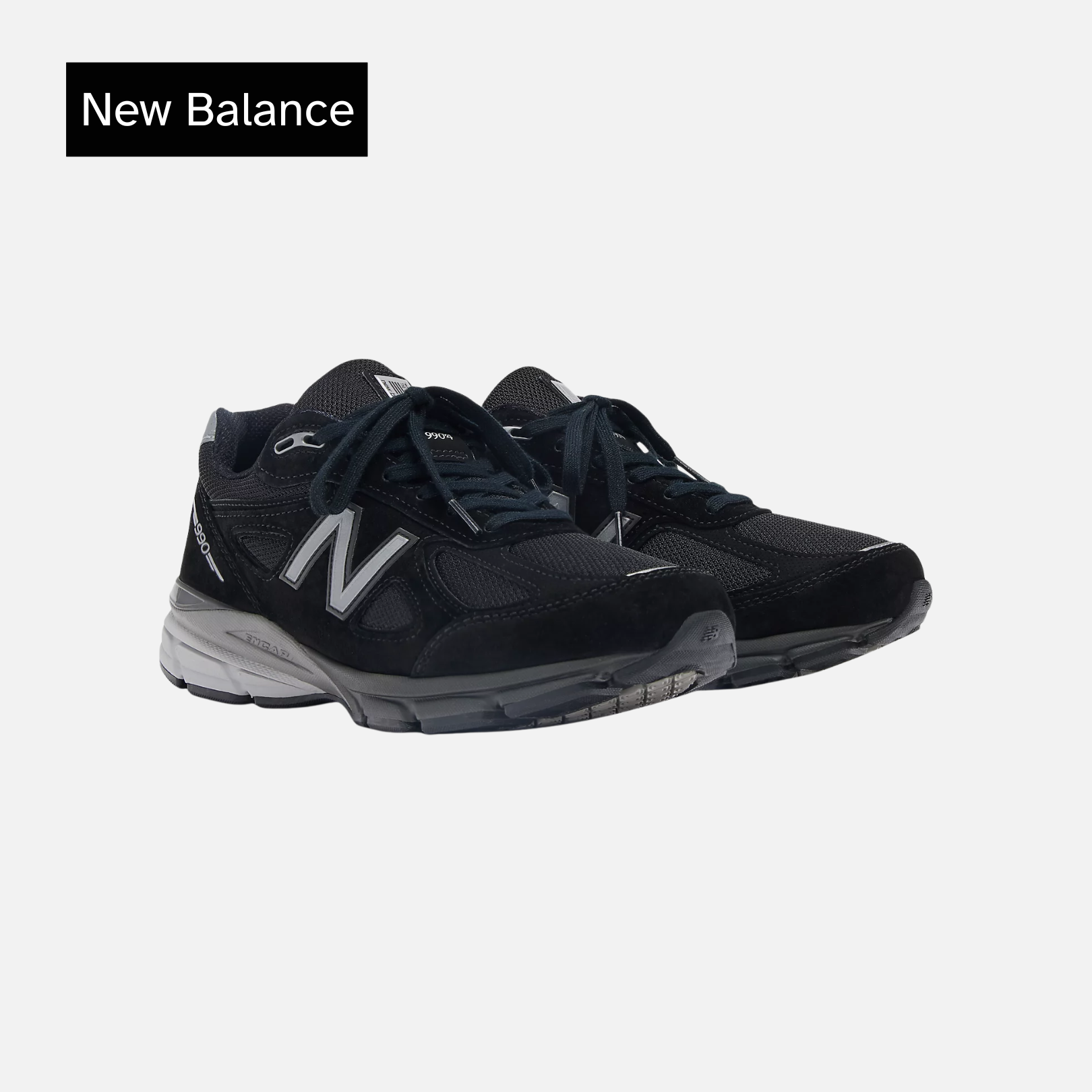 New Balance Men's 990v4 Made in USA 'Black Silver' 2023