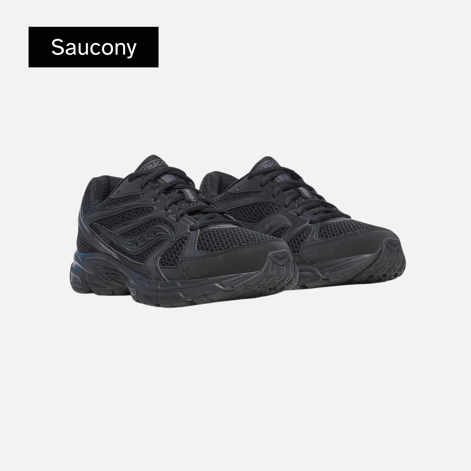Saucony Grid Ride Millennium 'Matte - Triple Black'