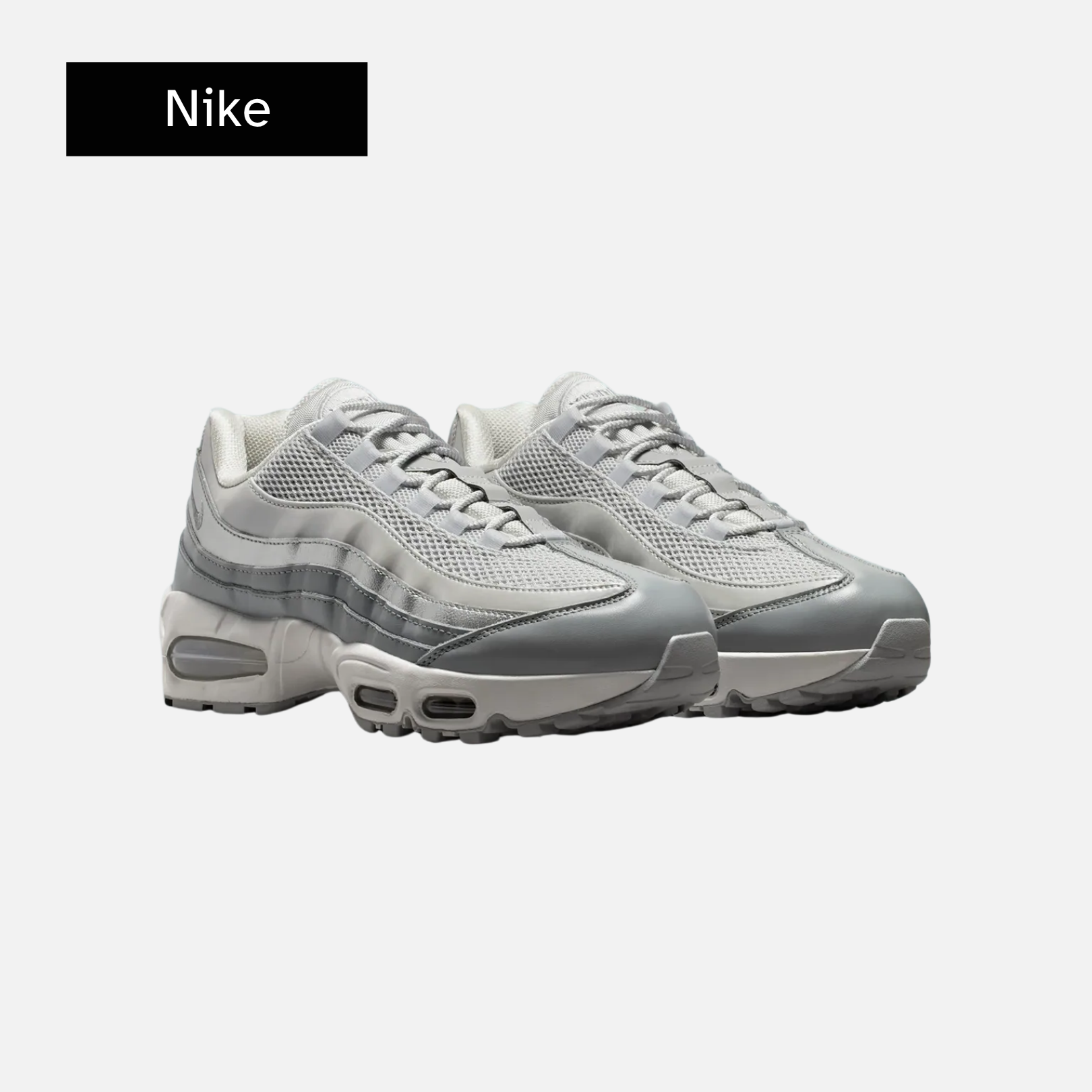 Wmns  Nike Air Max 95 'Big Bubble - Grey Fog Silver'
