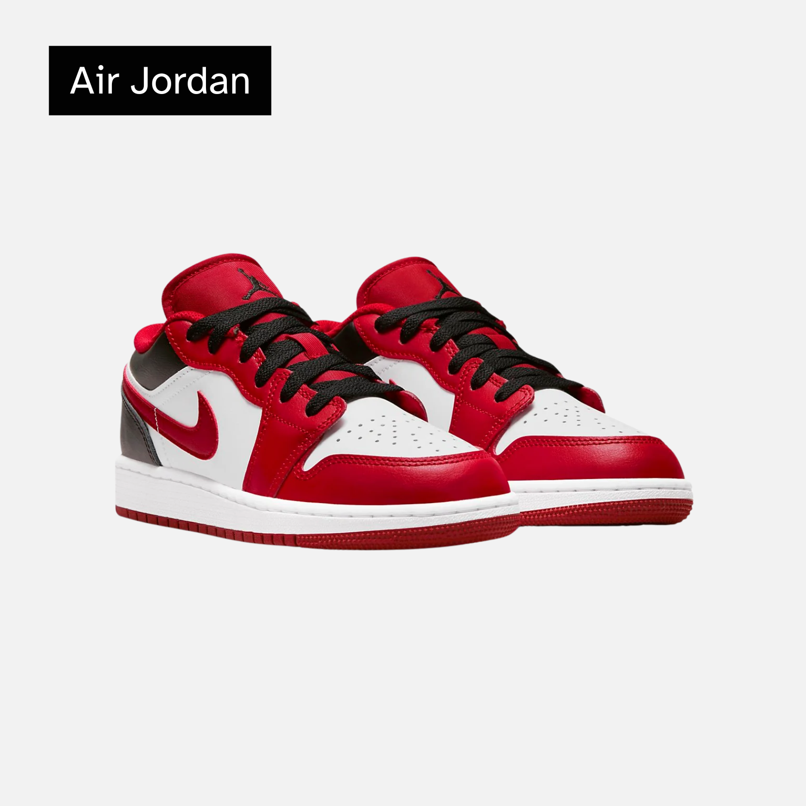 Air Jordan 1 Low GS 'Reverse Black Toe'