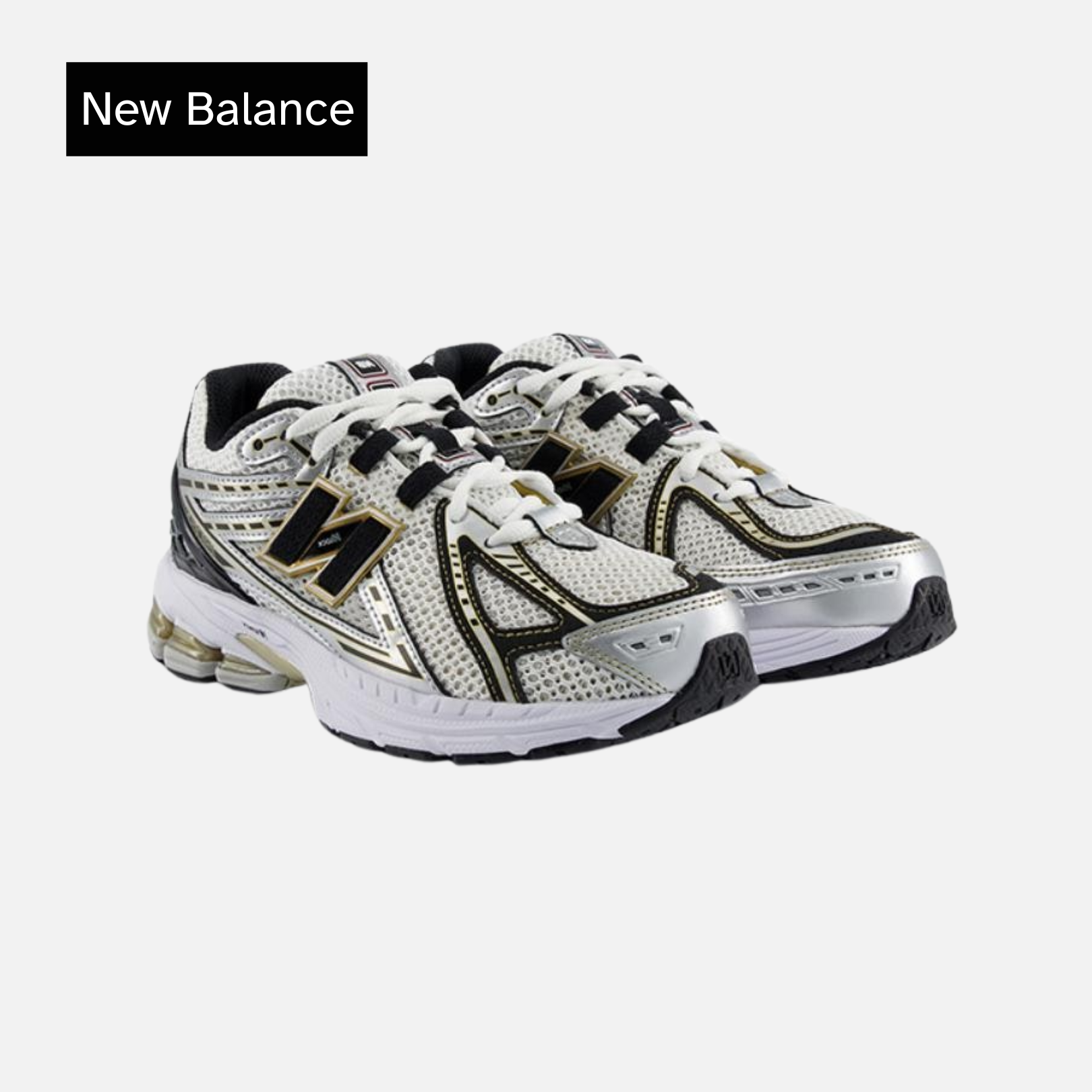 New Balance 1906R Big Kid Wide 'Metallic Silver Metallic Gold'