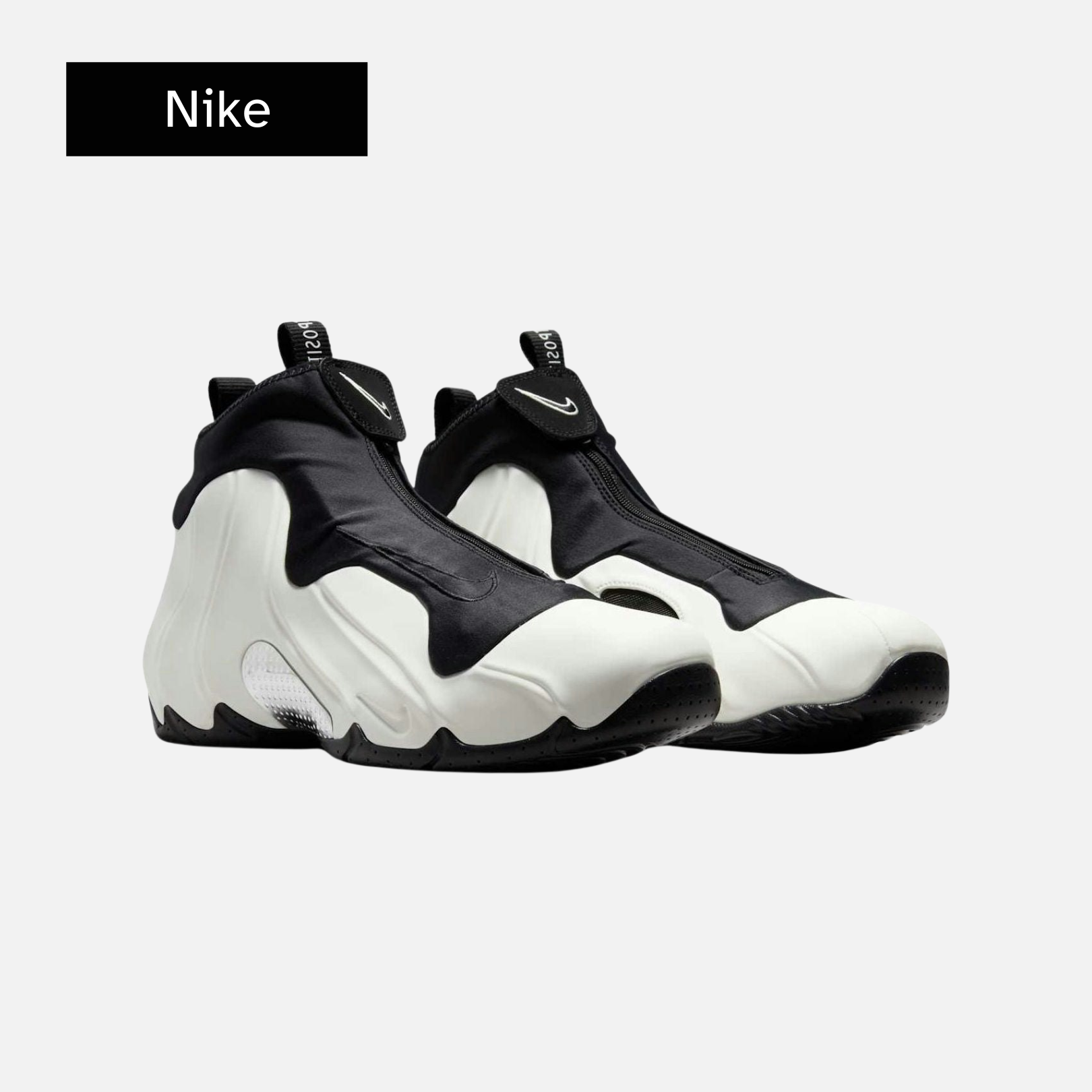 Nike Air Flightposite 'Sail Black'