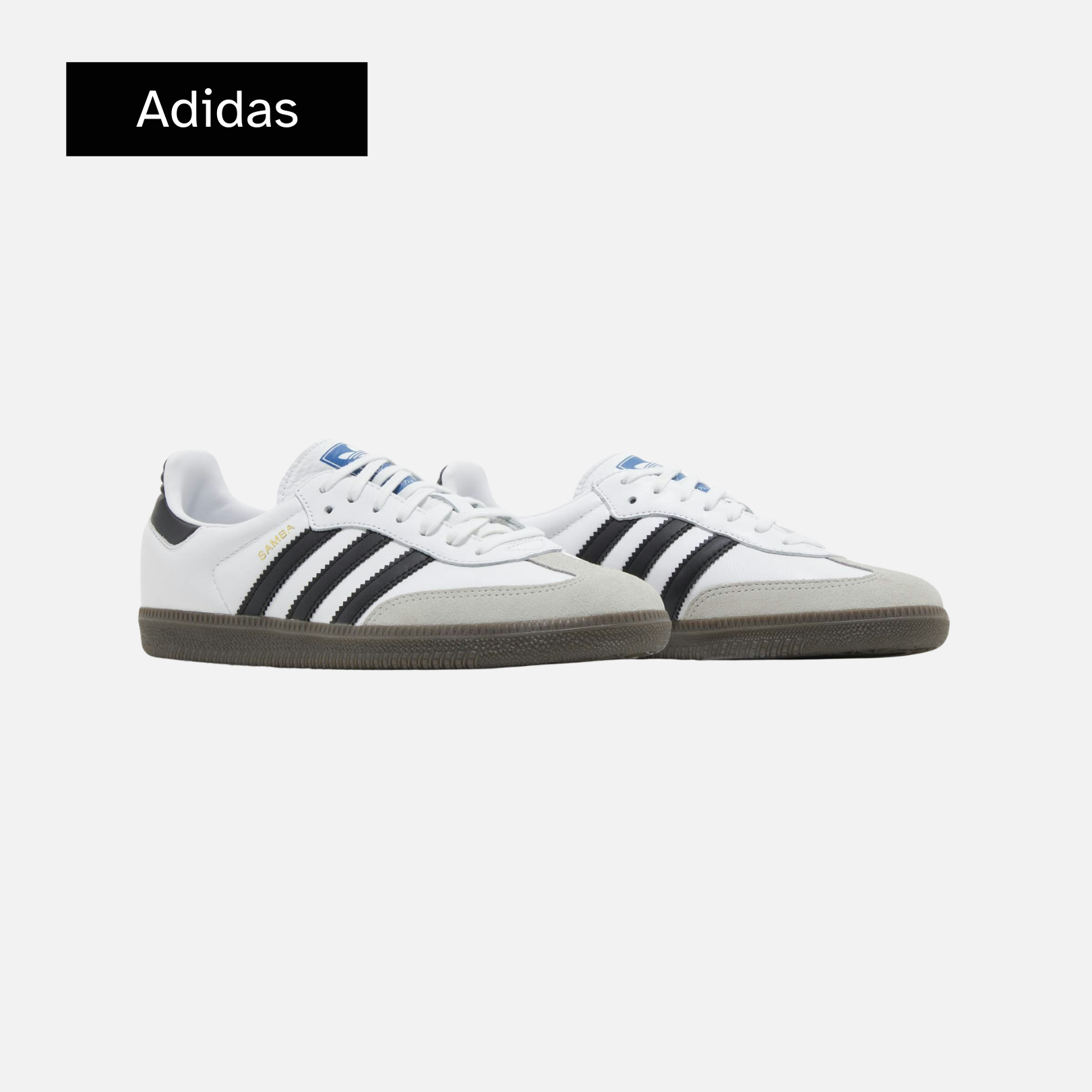 adidas Samba OG J 'White Black Gum'