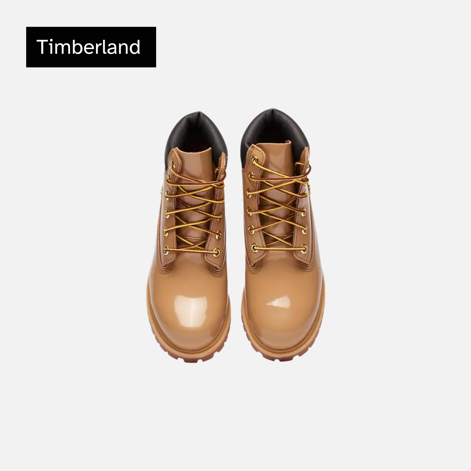 Timberland 6 Inch Premium Waterproof Boot Patent Big Kid 'Wheat'
