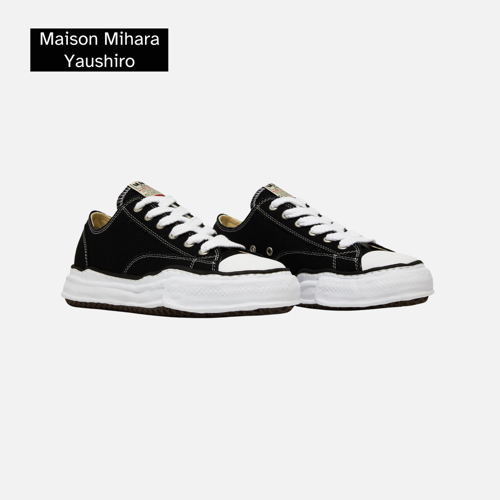 Maison Mihara Yasuhiro Peterson OG Sole Canvas Low 'Black'