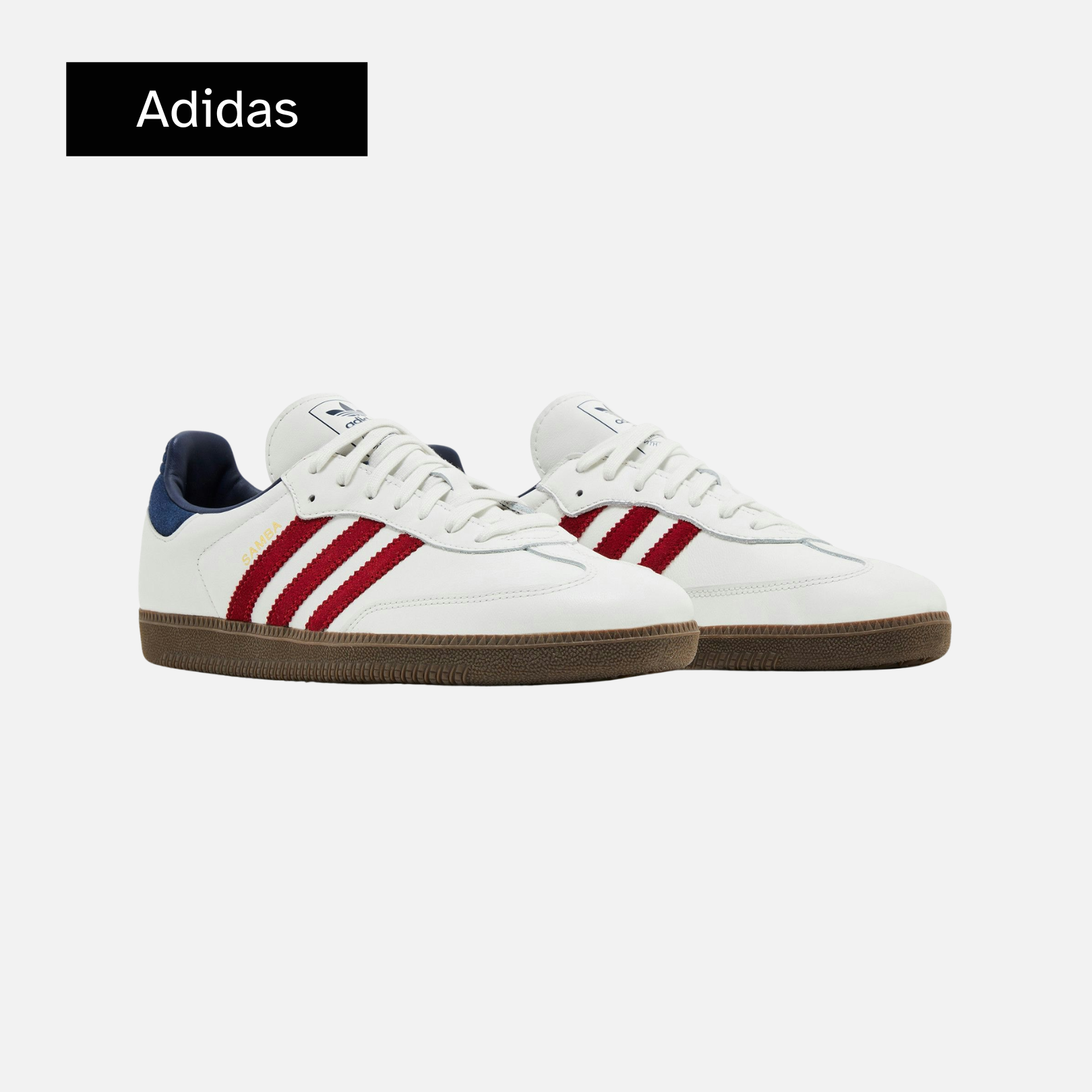 Adidas Samba OG 'White Victory Red Indigo'