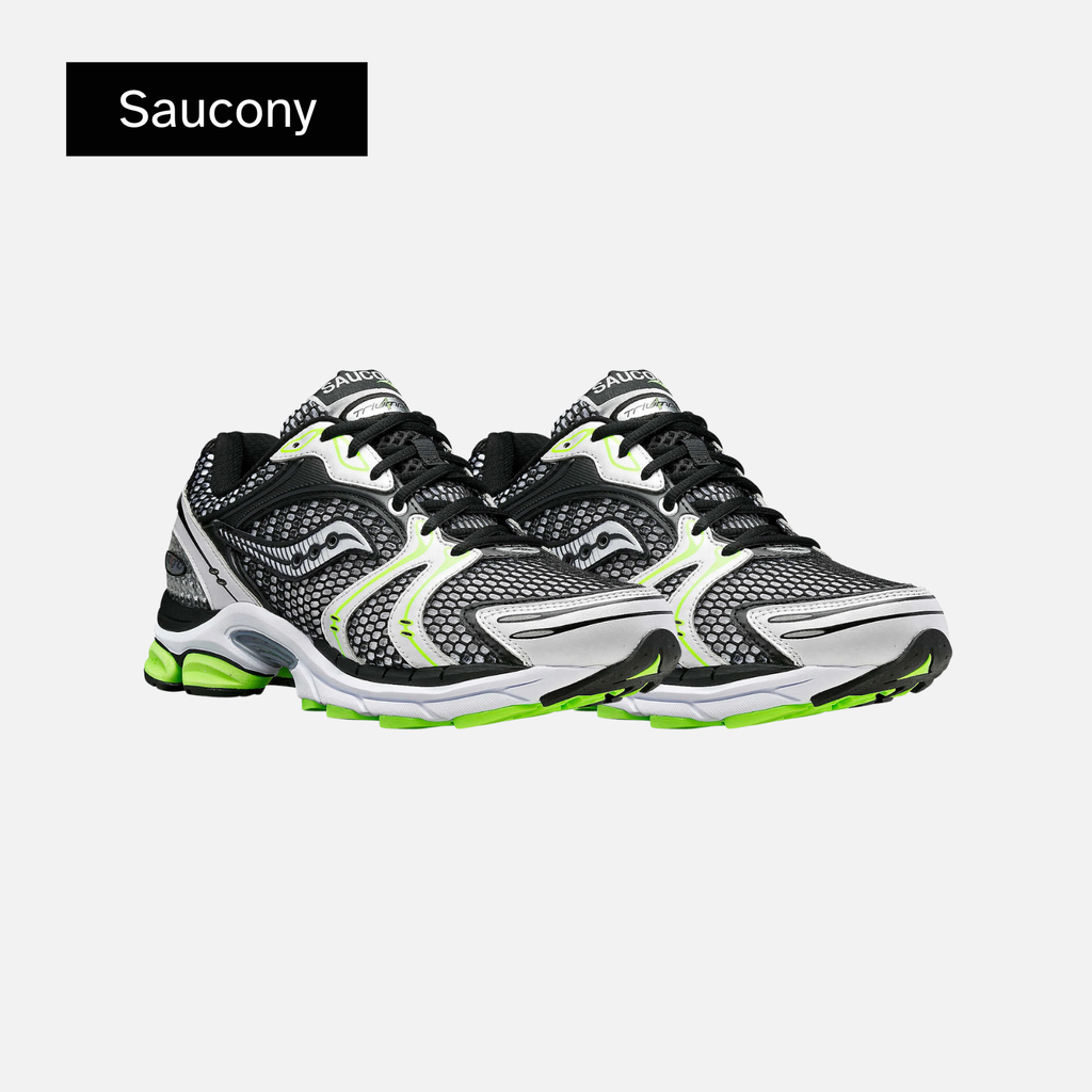Saucony ProGrid Triumph 4 'Black Silver Fluo Green'