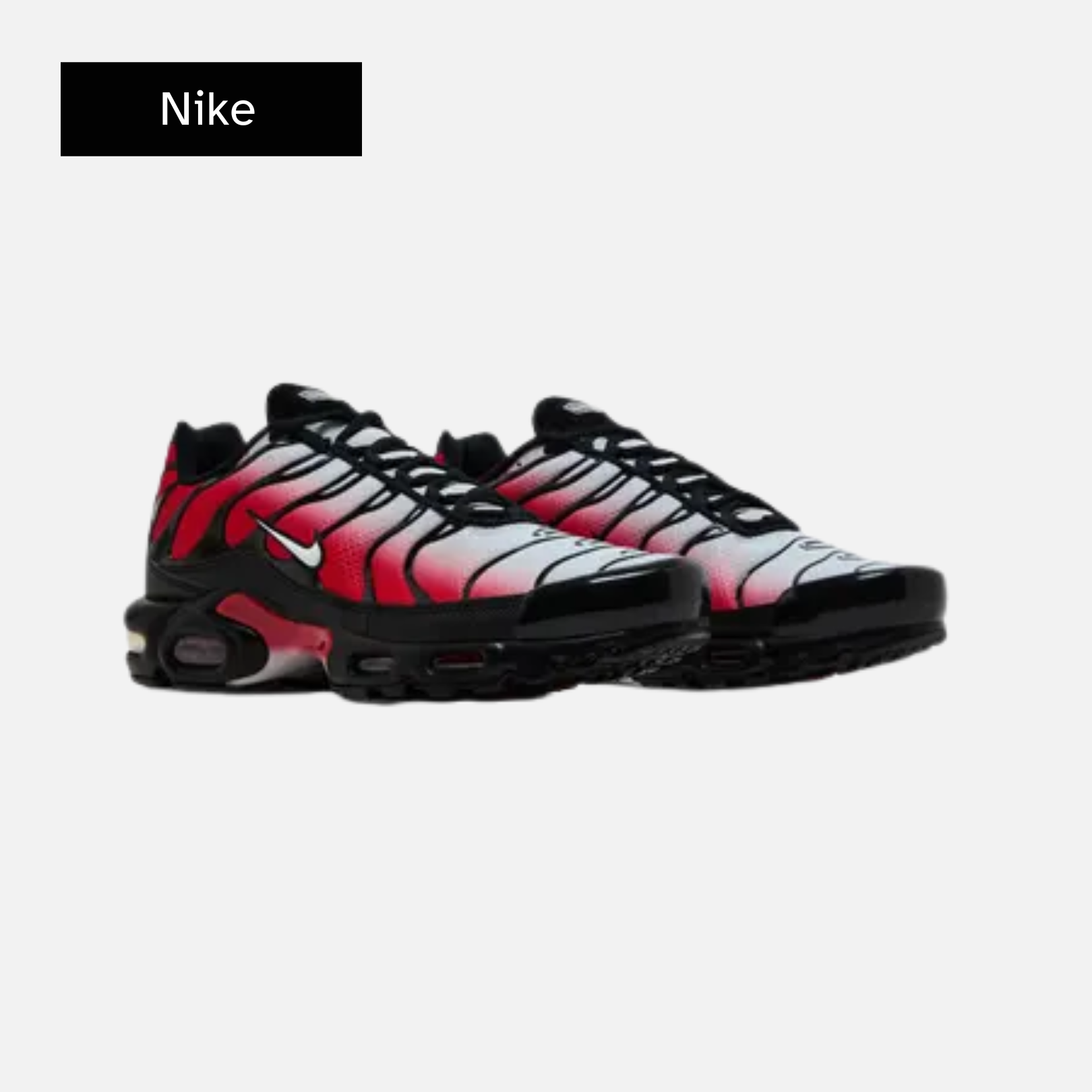 Nike Air Max Plus 'Pure Platinum University Red'