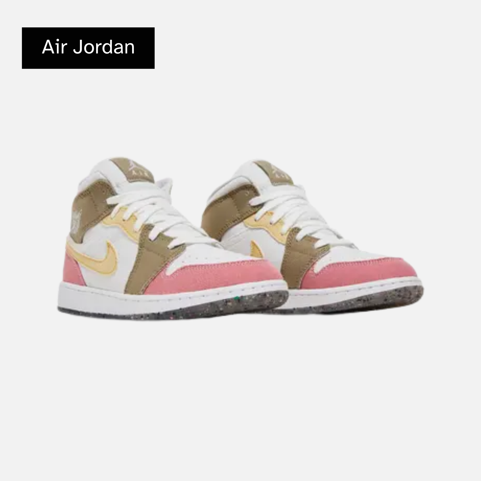 Air Jordan 1 Mid SE GS 'Pastel Grind'