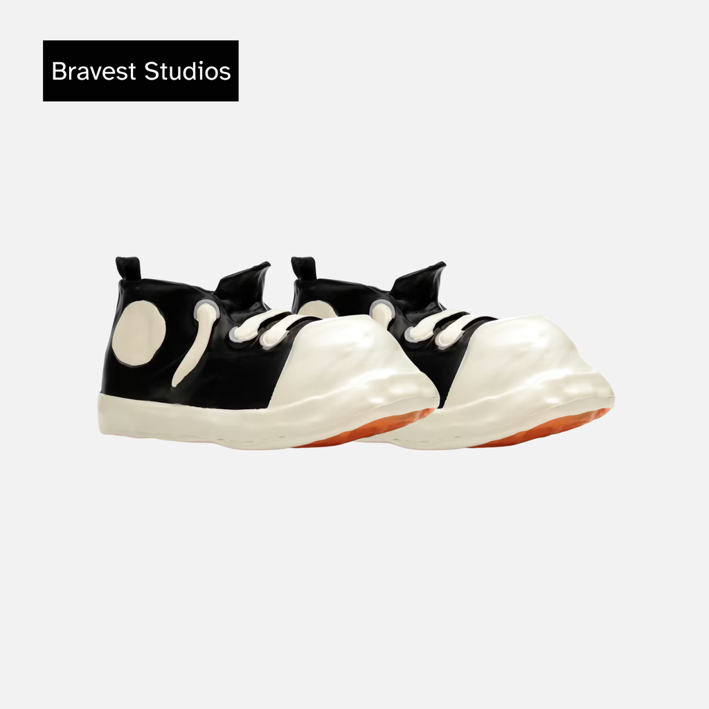 Bravest Studios Clay Shoe Black White