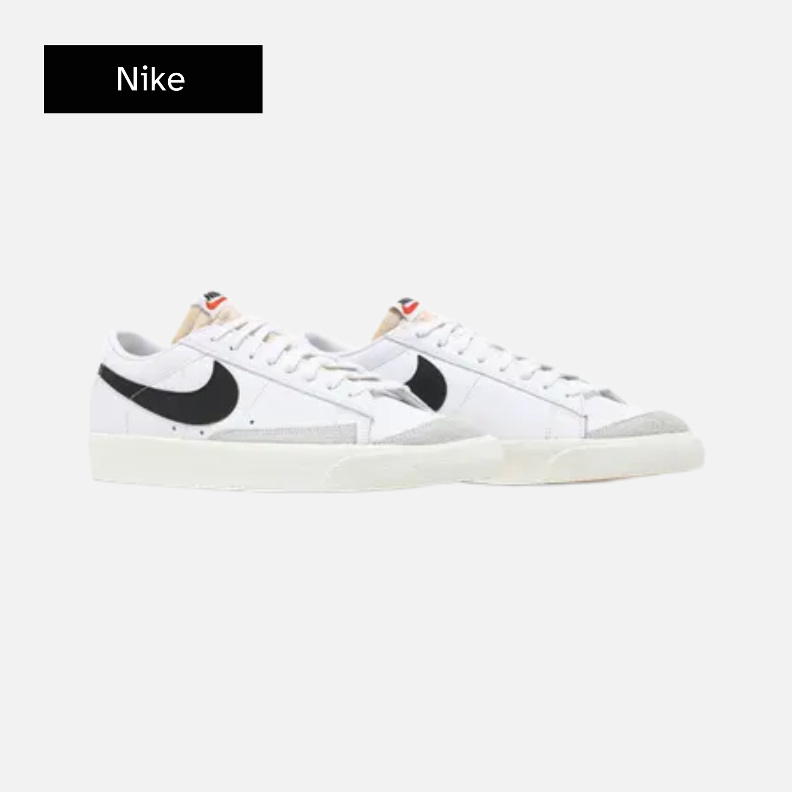 Nike Blazer Low '77 Vintage 'White Black'