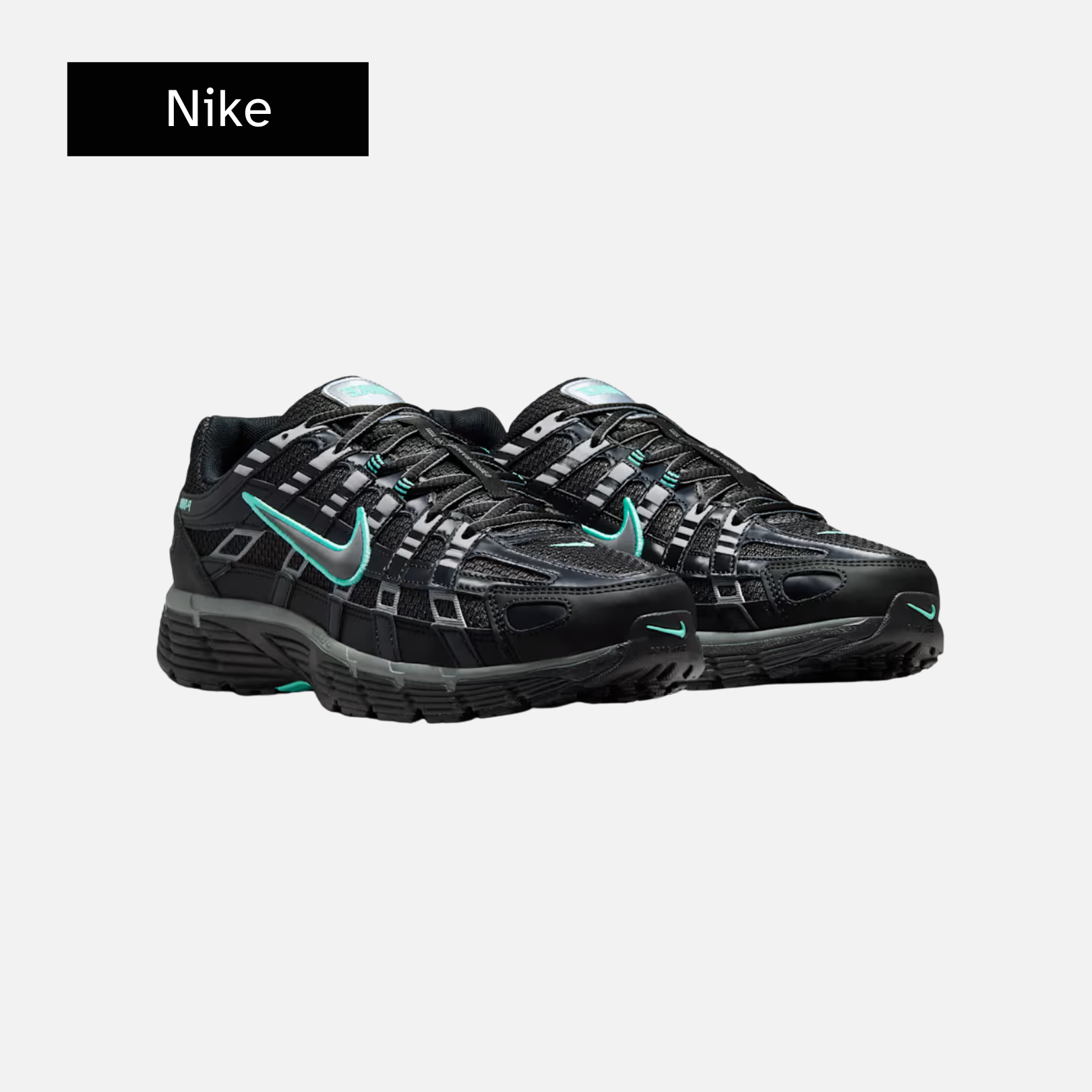 Nike P-6000 'Black Hyper Turquoise'