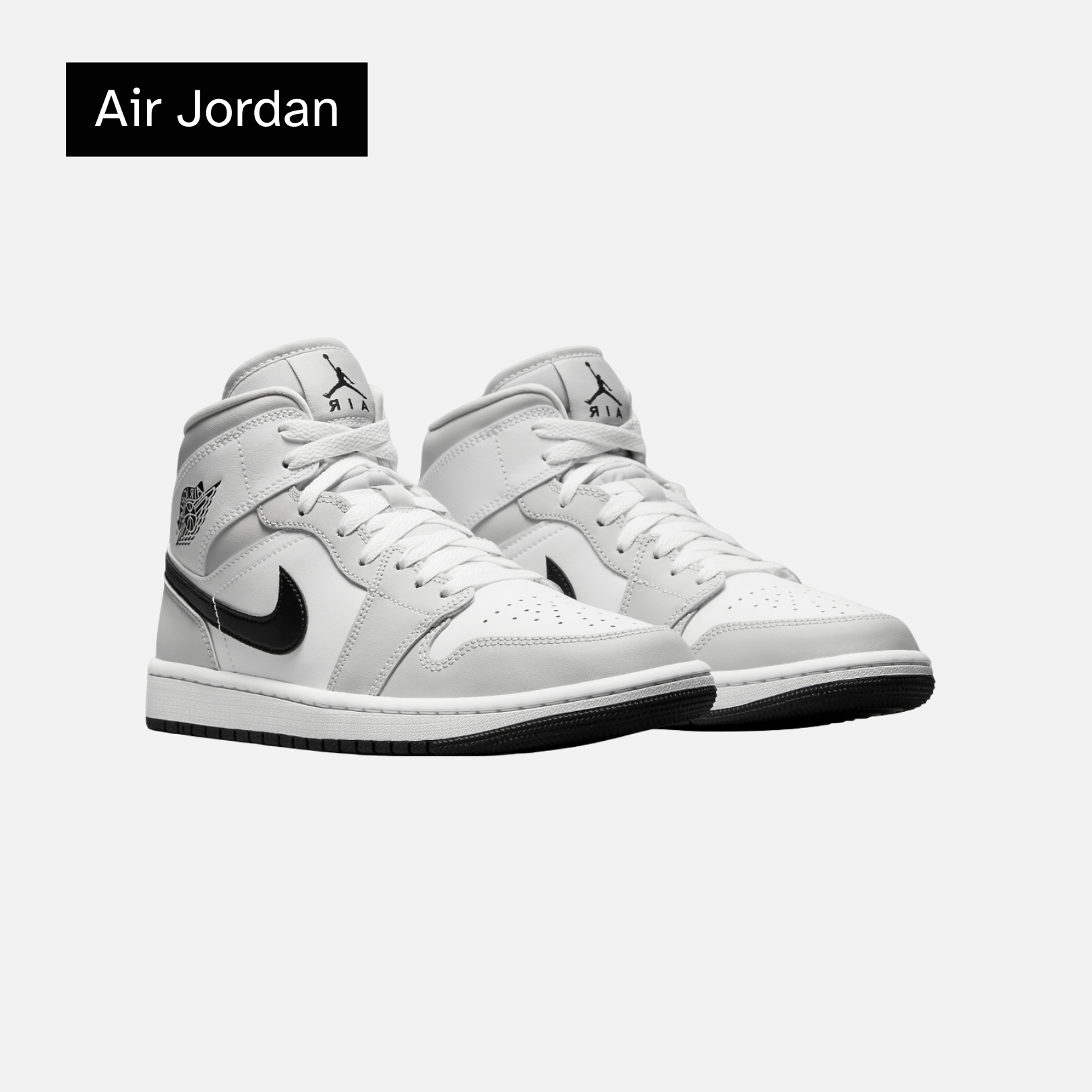 Wmns Air Jordan 1 Mid 'Grey Fog'