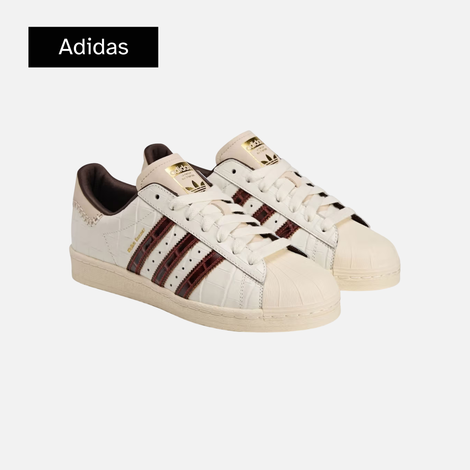 Wales Bonner x adidas Superstar 'Croc - Fox Brown'