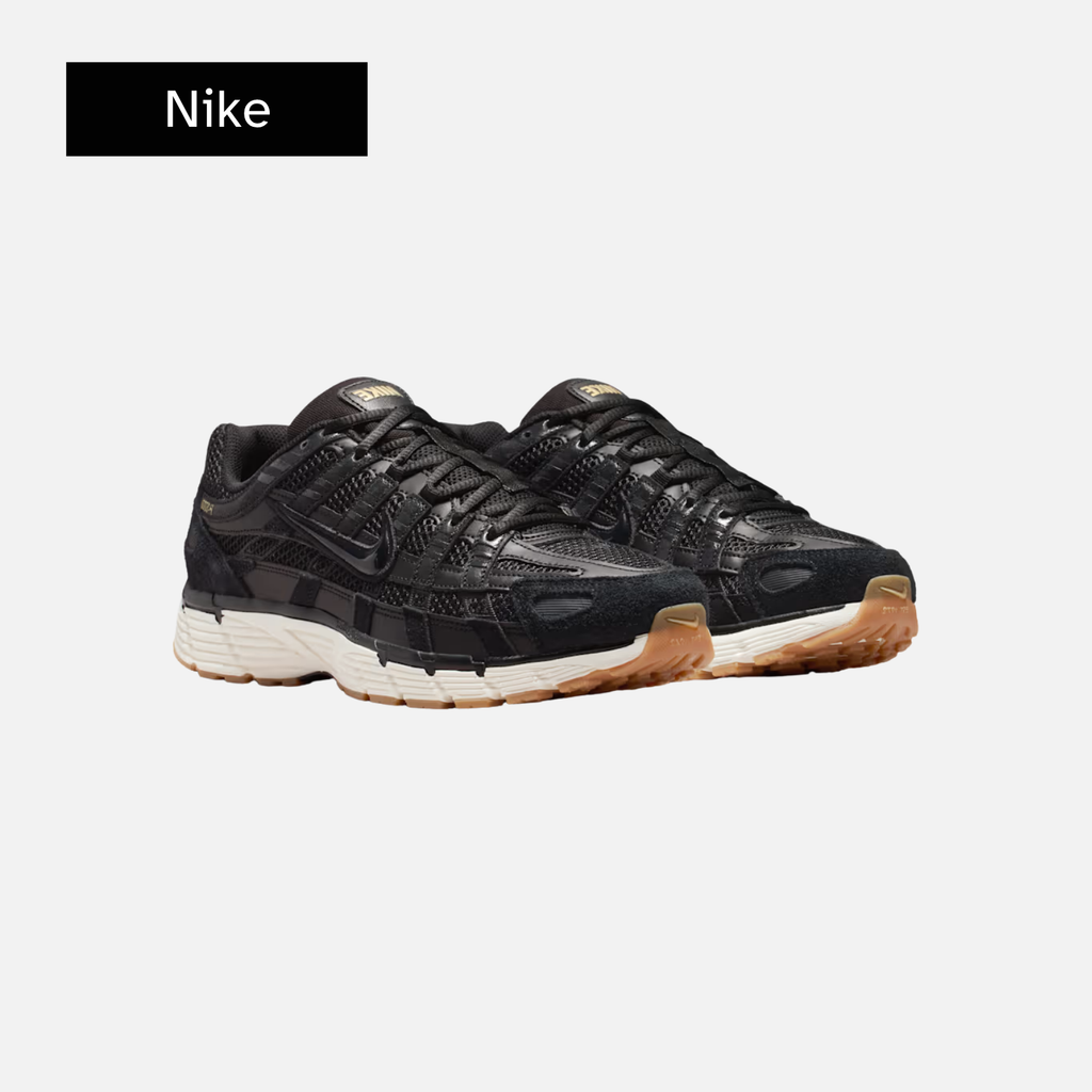 Nike P-6000 SE Black Metallic Gold Gum