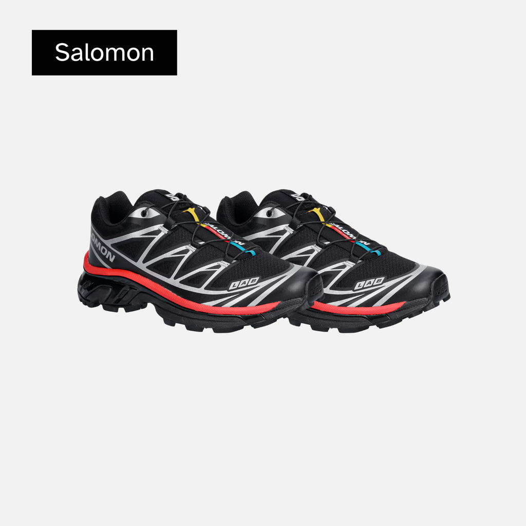 Salomon XT-6 'Black Fiery Red Silver'