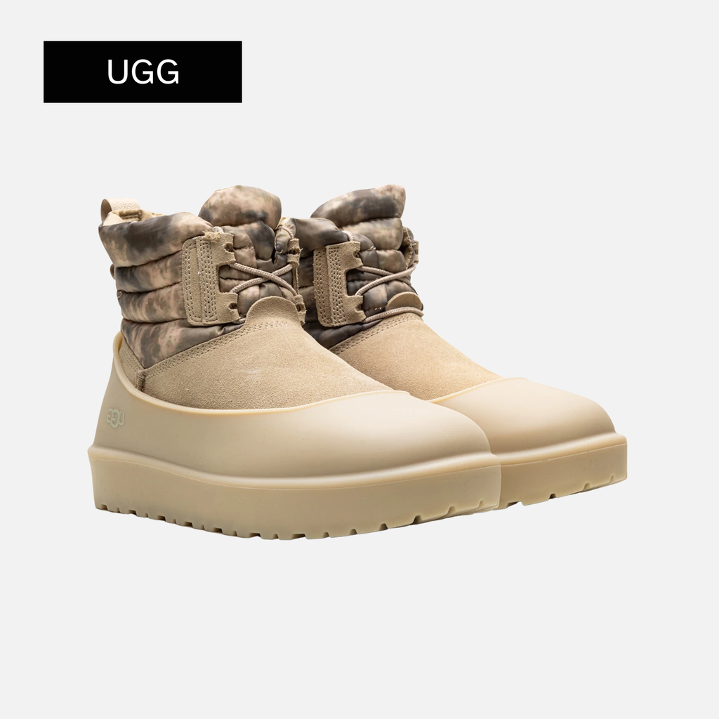 UGG Classic Mini Lace WEA Smokescreen Boot Mustard Seed