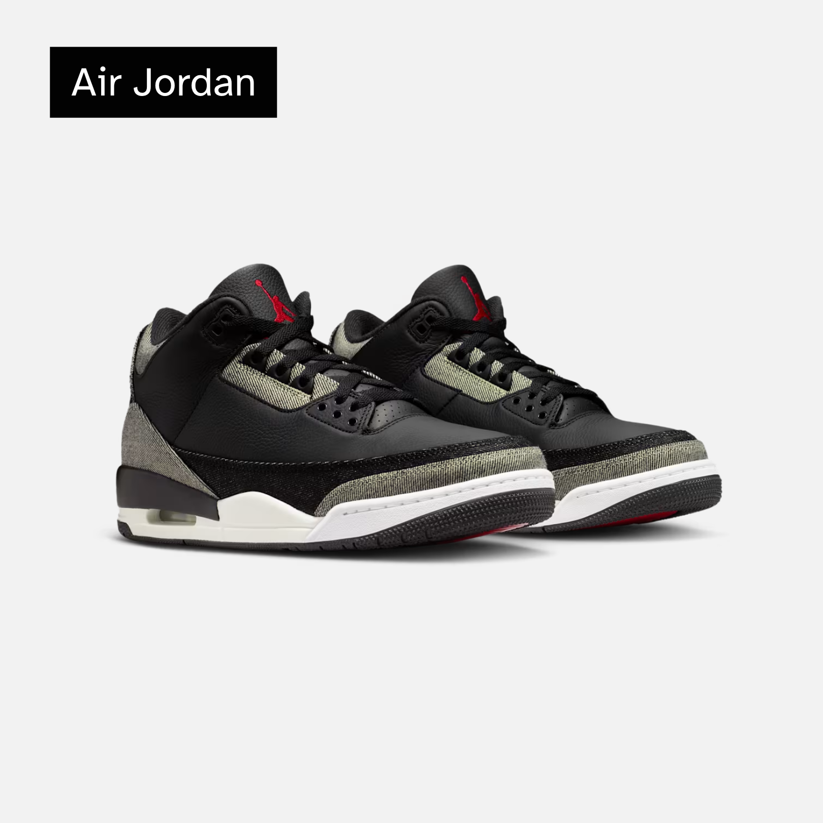 Levi's x Air Jordan 3 Retro SP 'Black Denim'