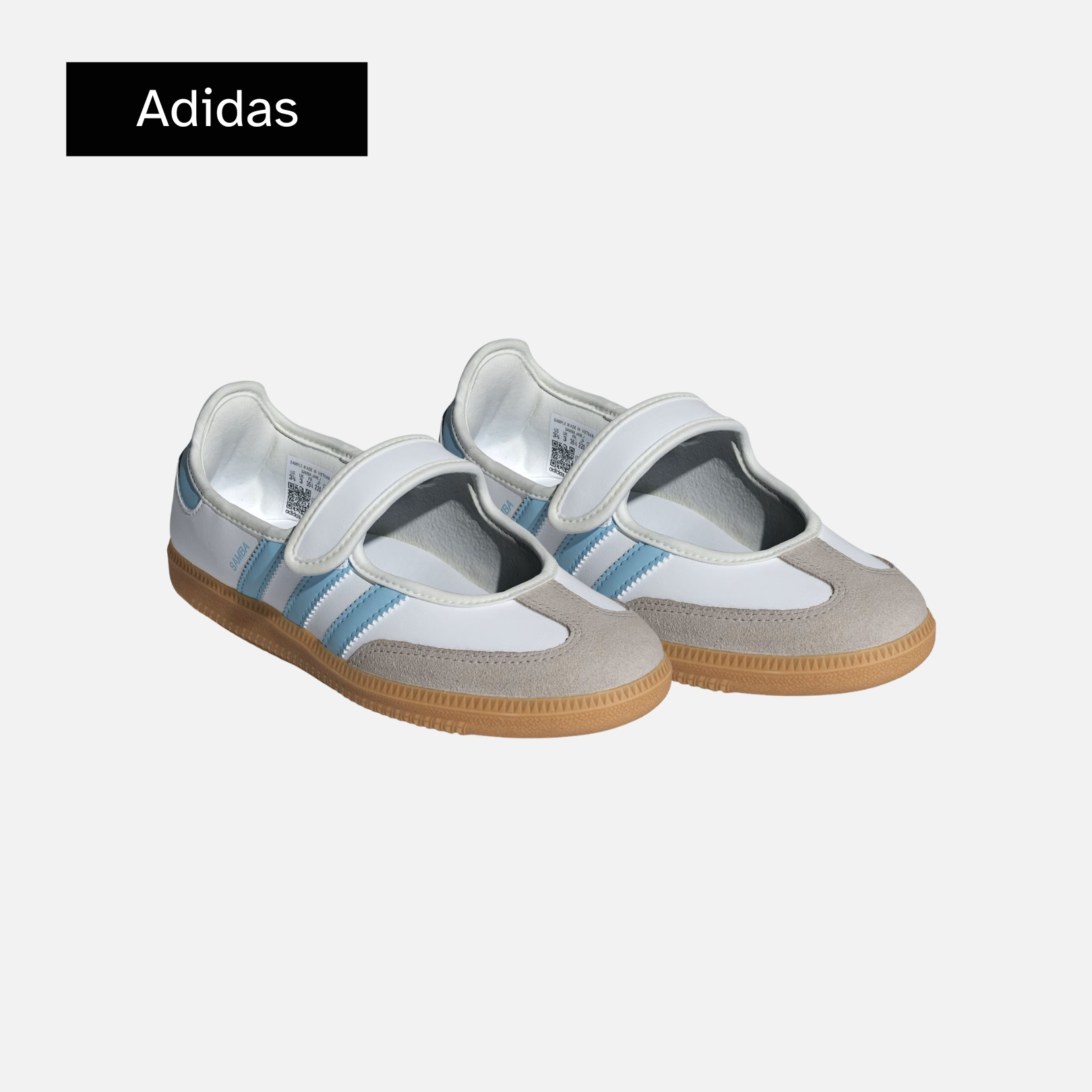 adidas Samba Jane J 'Cloud White Clear Sky Gum'